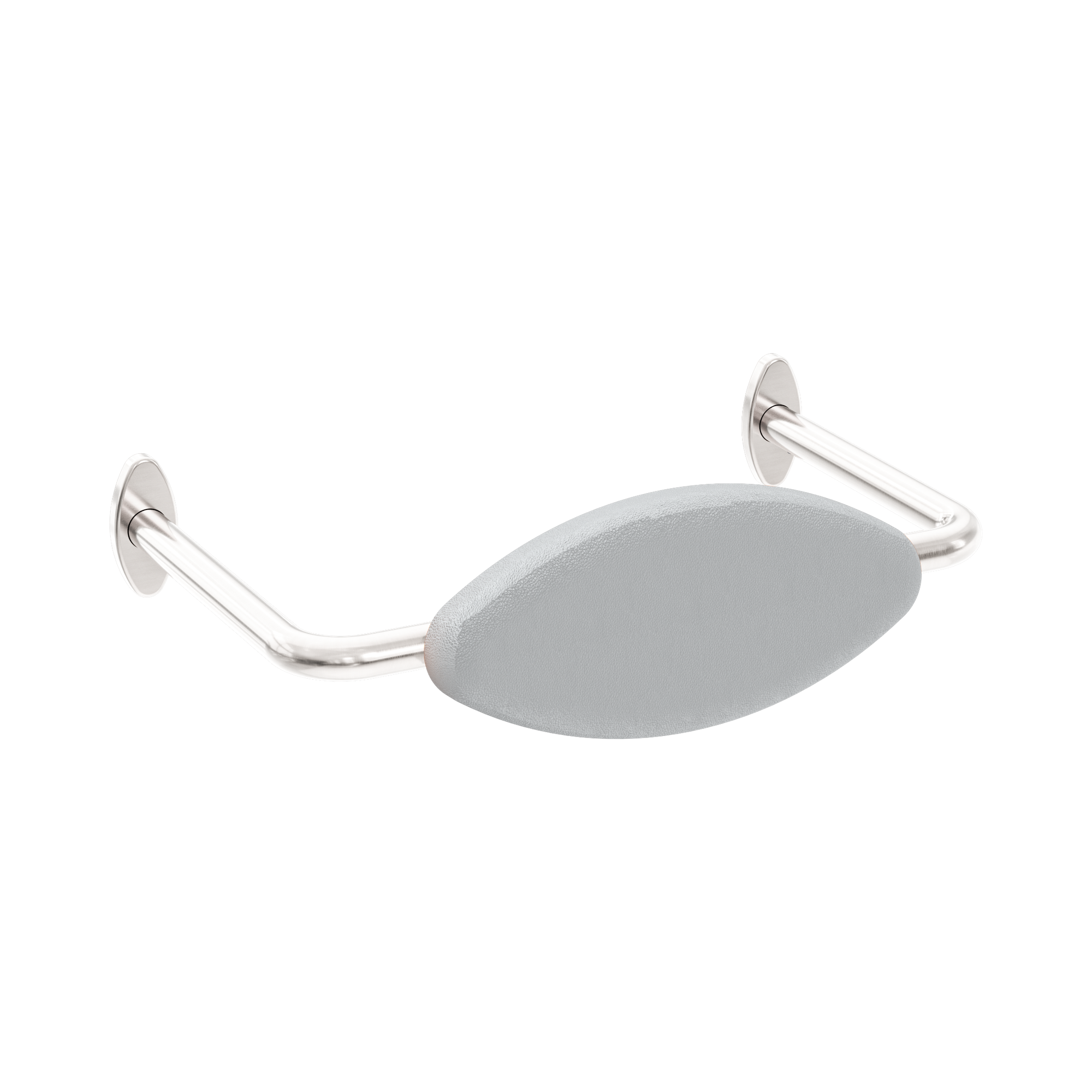 NRCR0001 BN Mecca Care DDA Toilet Backrest Brushed Nickel image 1