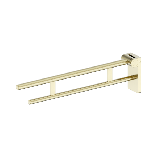 NRCR0007 BG Mecca Care Foldable Toilet Support Arm Brushed Gold Thumb