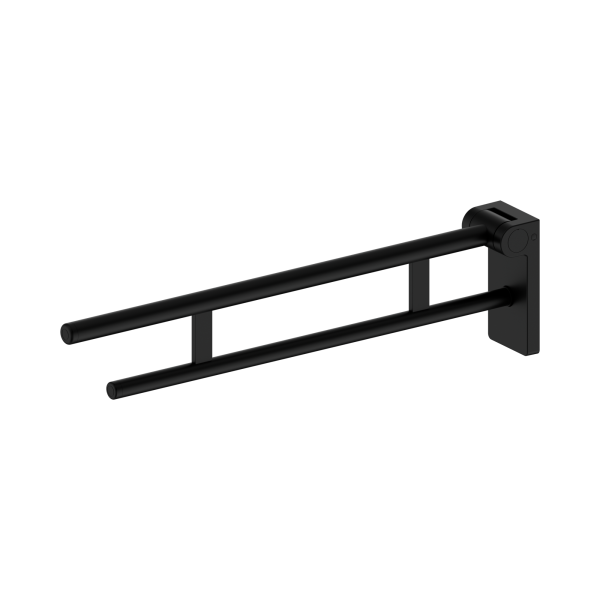 NRCR0007 MB Mecca Care Foldable Toilet Support Arm Matte Black Thumb