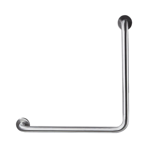 NRCR02 CH Classic Care SS304 450 X450 Right Angle Grab Bar Concealed Fixing Chrome Thumb