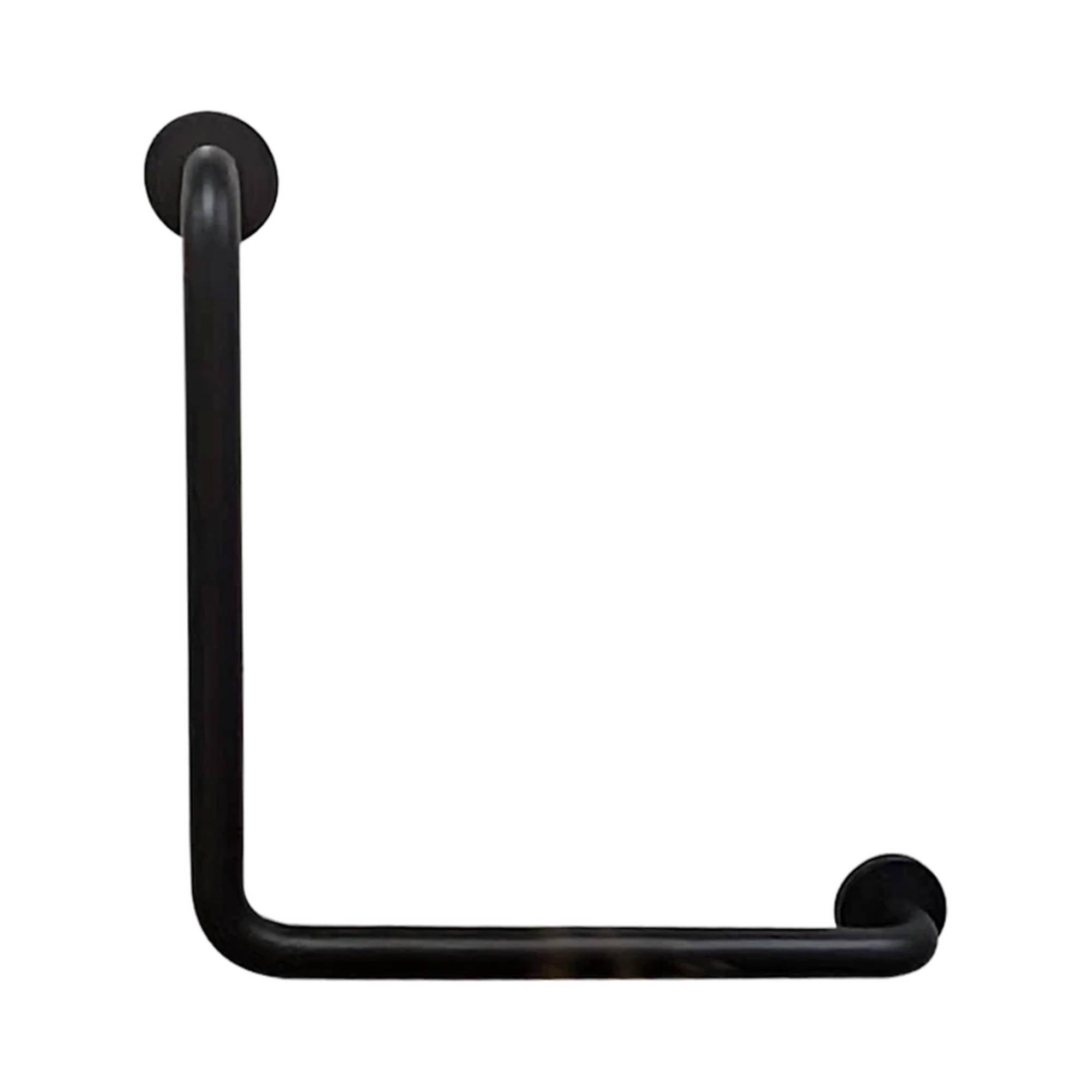 NRCR02 MB Classic Care SS304 450 X450 Right Angle Grab Bar Concealed Fixing Matte Black image 1