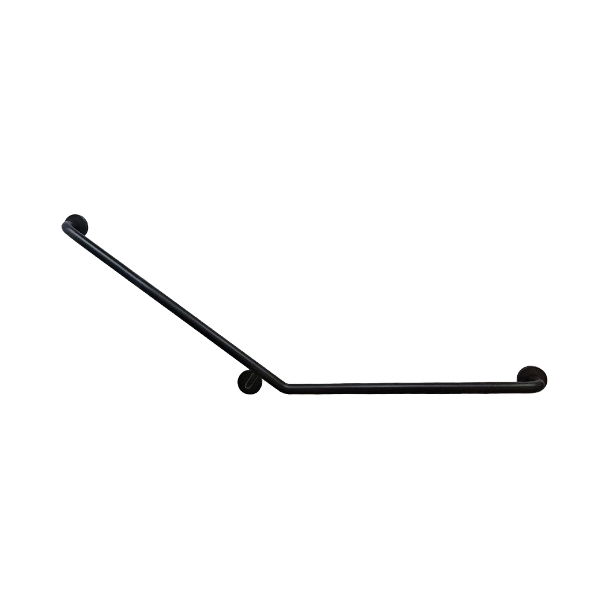 NRCR03 LMB Classic Care SS304 800 X700 140 Degrees Left Hand Concealed Fixing Matte Black image 1