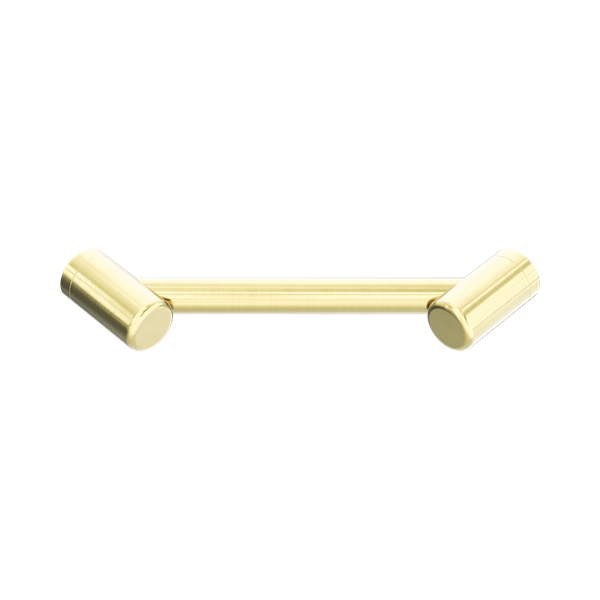 NRCR2508 WBG Mecca Care 25mm Footrest Corner Grab Rail 215mm Brushed Gold Thumb