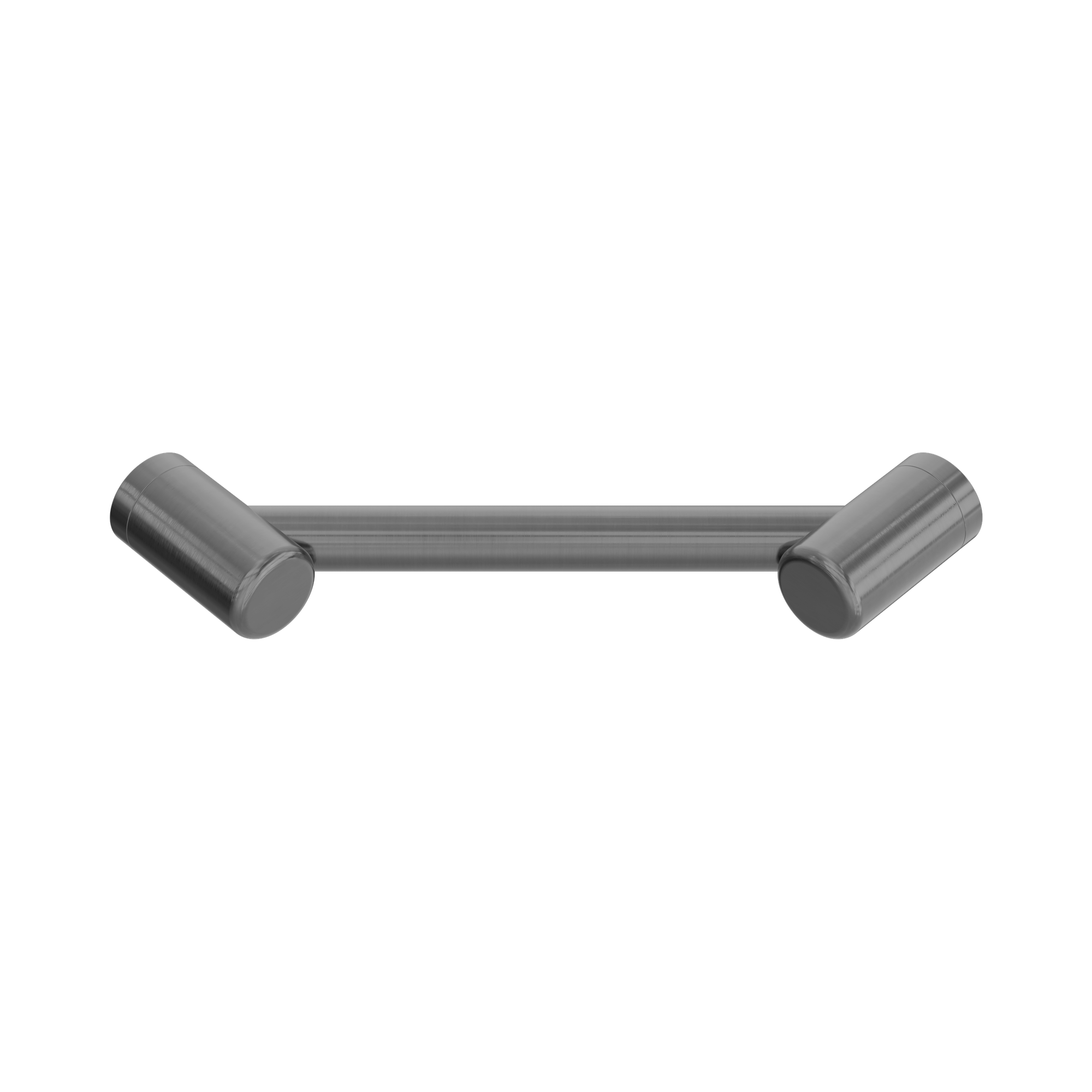 NRCR2508 WGM Mecca Care 25mm Footrest Corner Grab Rail 215mm Gun Metal image 1
