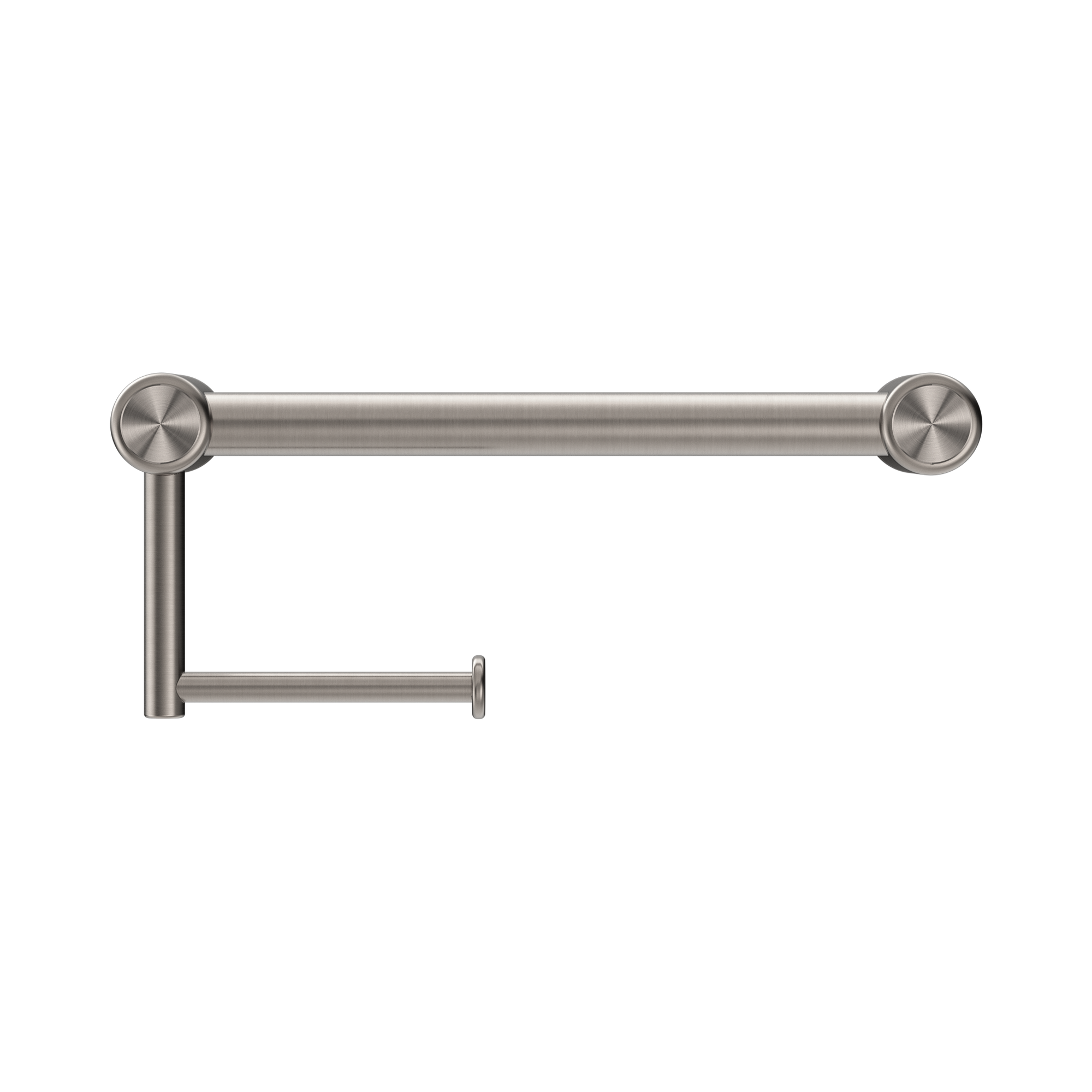 NRCR2512 ABN Mecca Care 25mm Toilet Roll Rail 300mm Brushed Nickel image 2