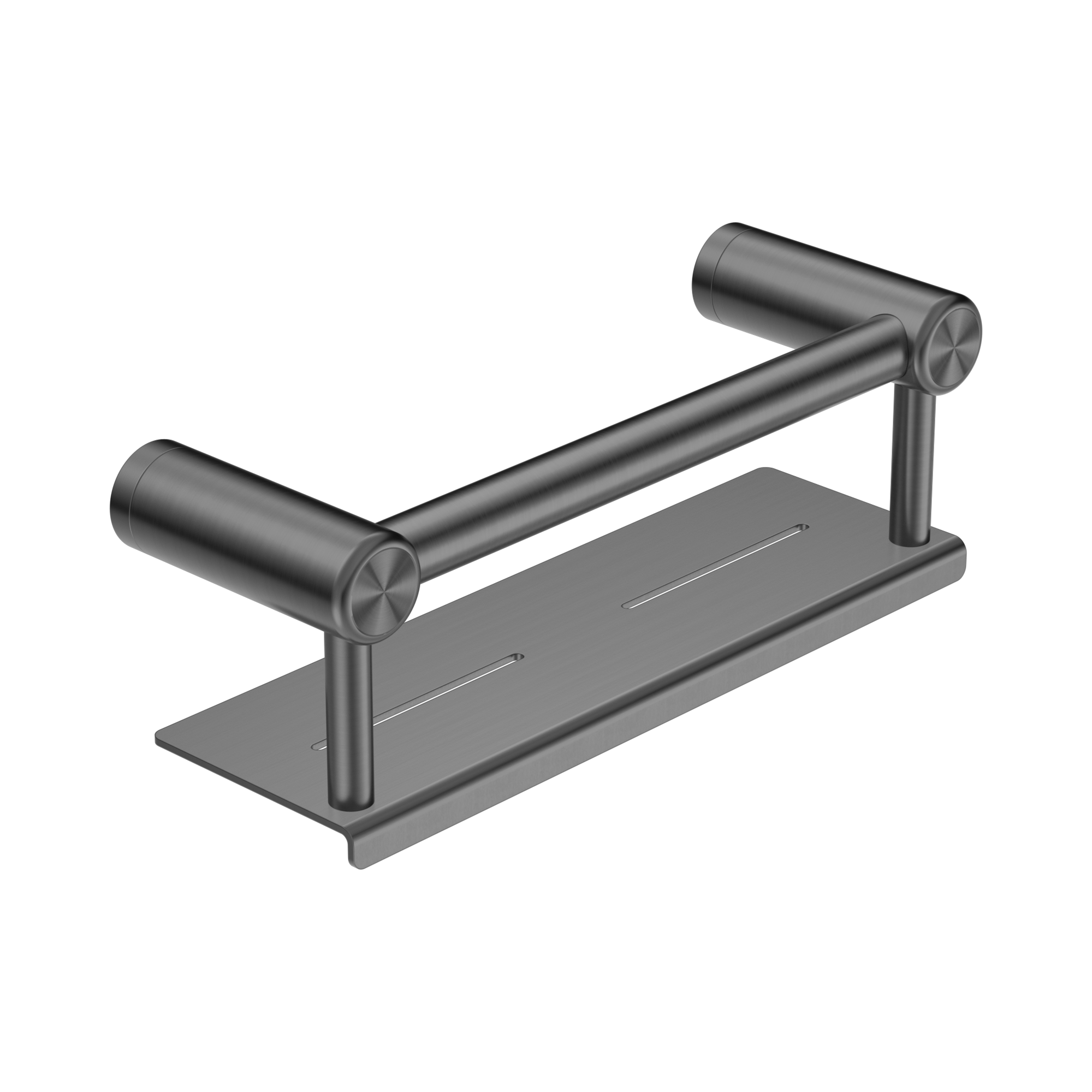 NRCR2512 CGM Mecca Care 25mm Grab Rail With Shelf 300mm Gun Metal image 1