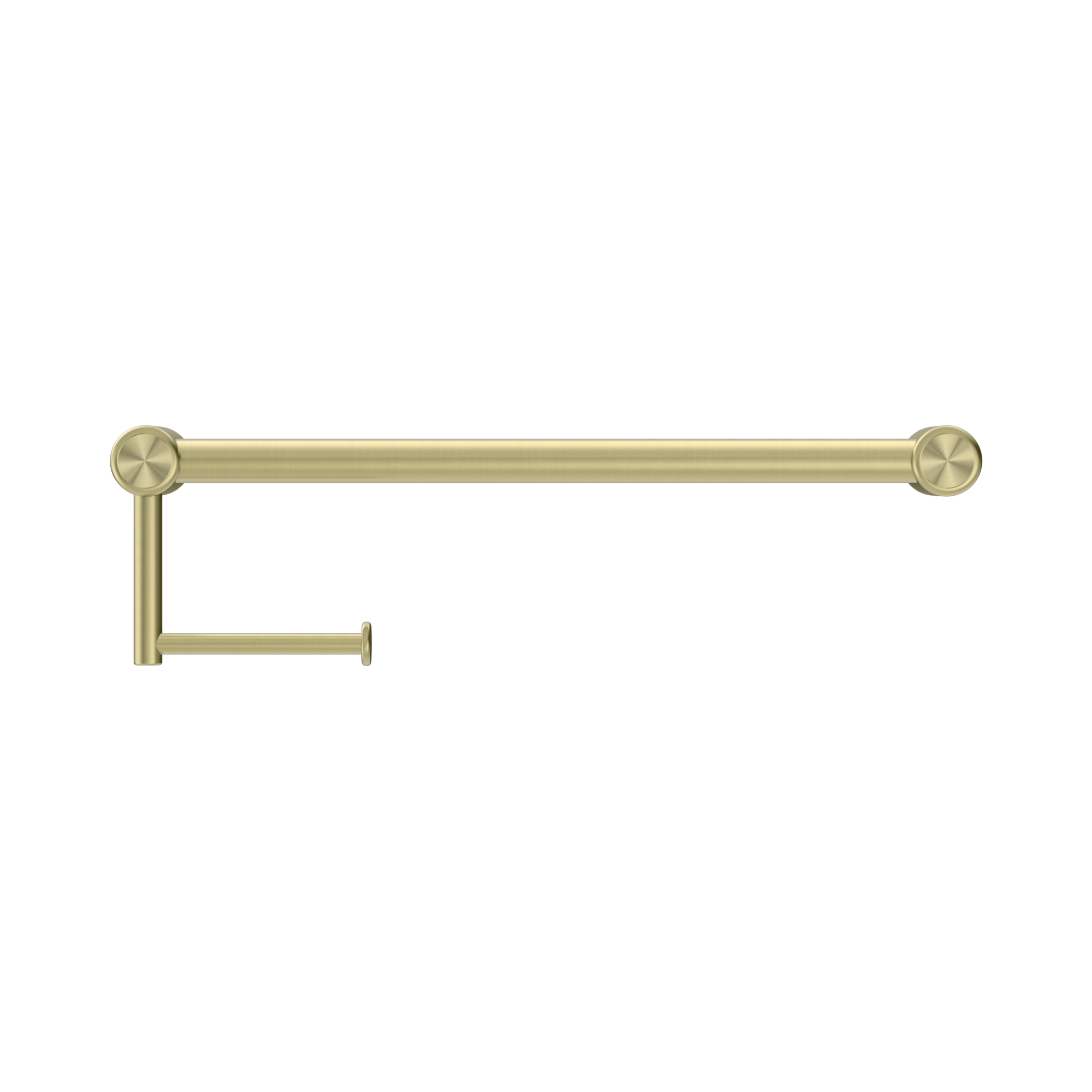 NRCR2518 ABG Mecca Care 25mm Toilet Roll Rail 450mm Brushed Gold image 2