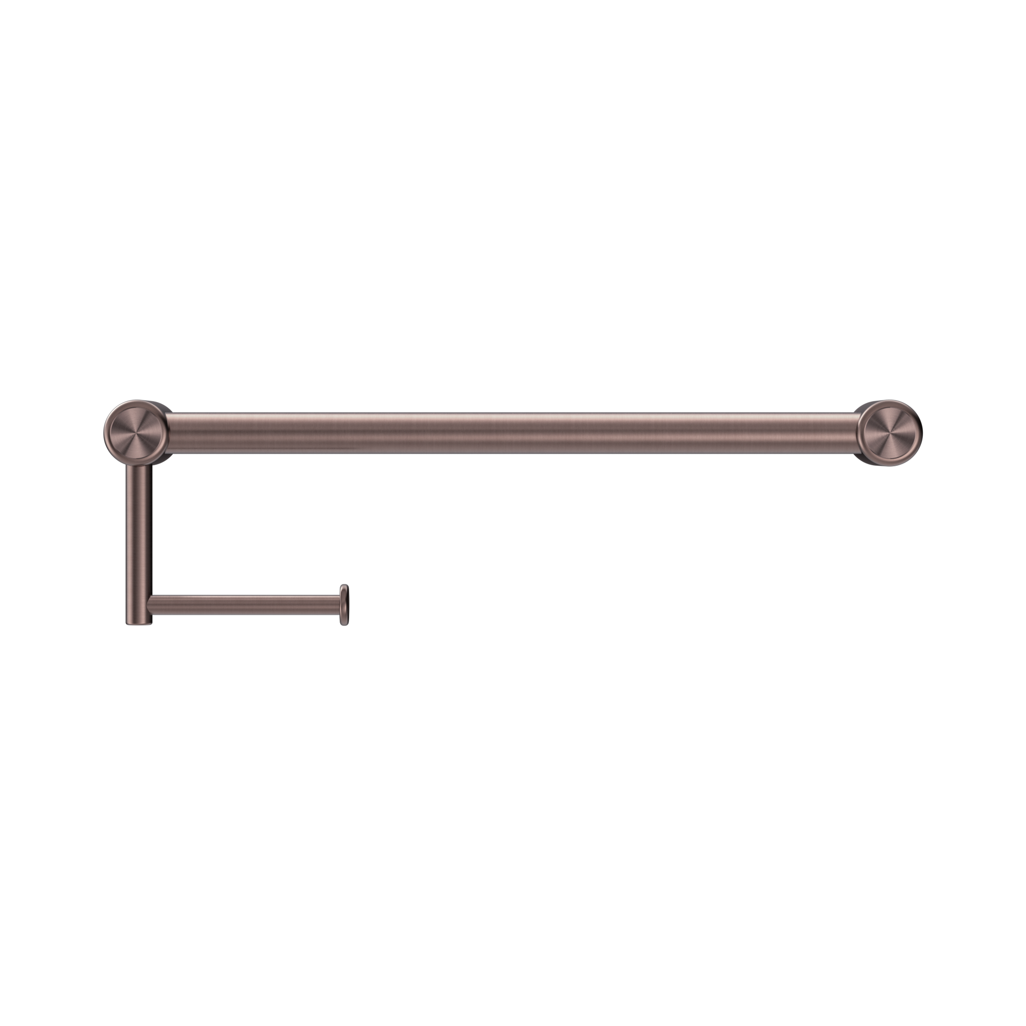 NRCR2518 ABZ Mecca Care 25mm Toilet Roll Rail 450mm Brushed Bronze image 2