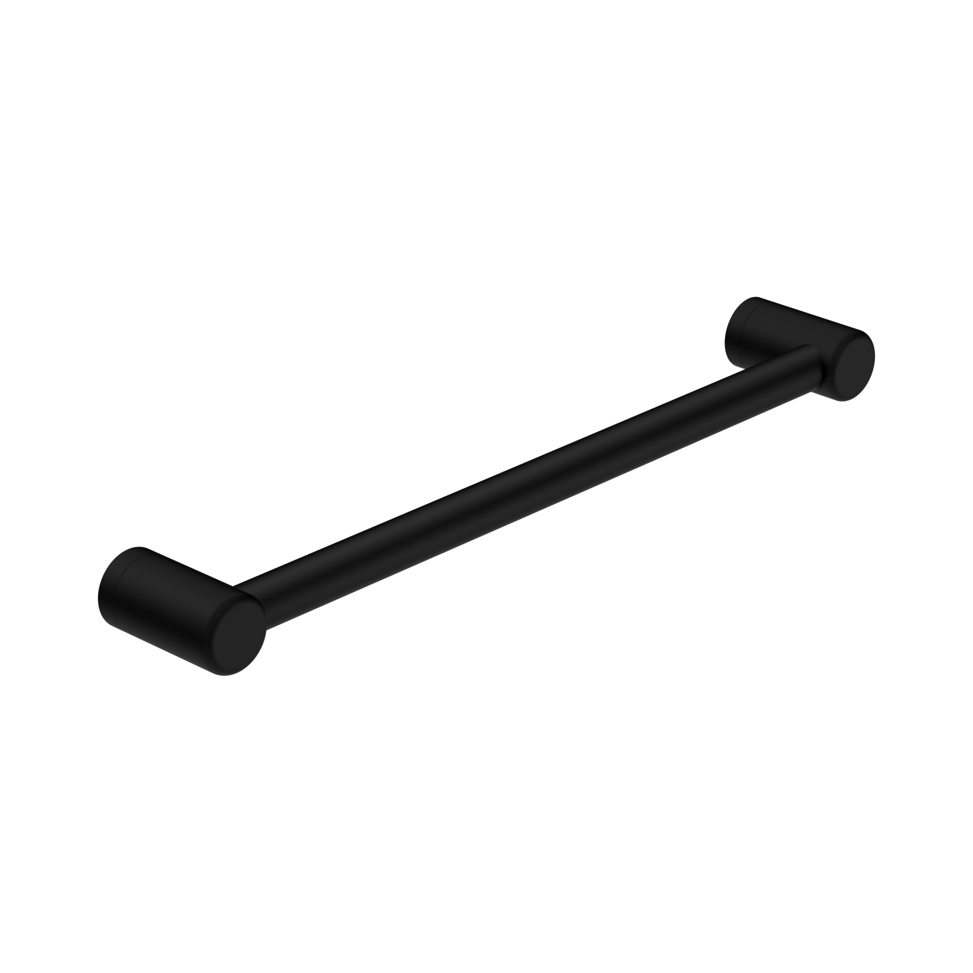 NRCR2518 MB Mecca Care 25mm Grab Rail 450mm Matte Black image 1