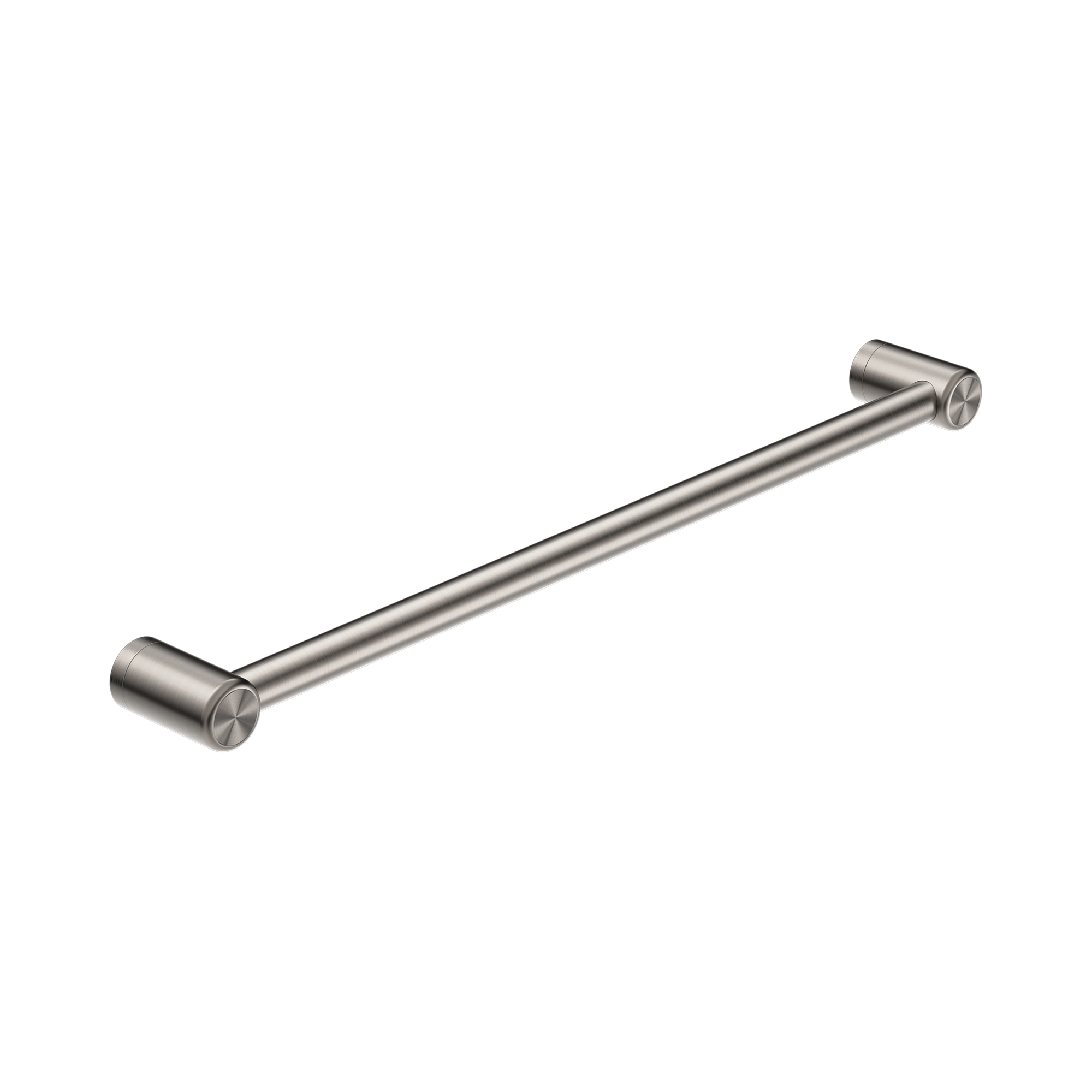 NRCR2524 BN Mecca Care 25mm Grab Rail 600mm Brushed Nickel image 1