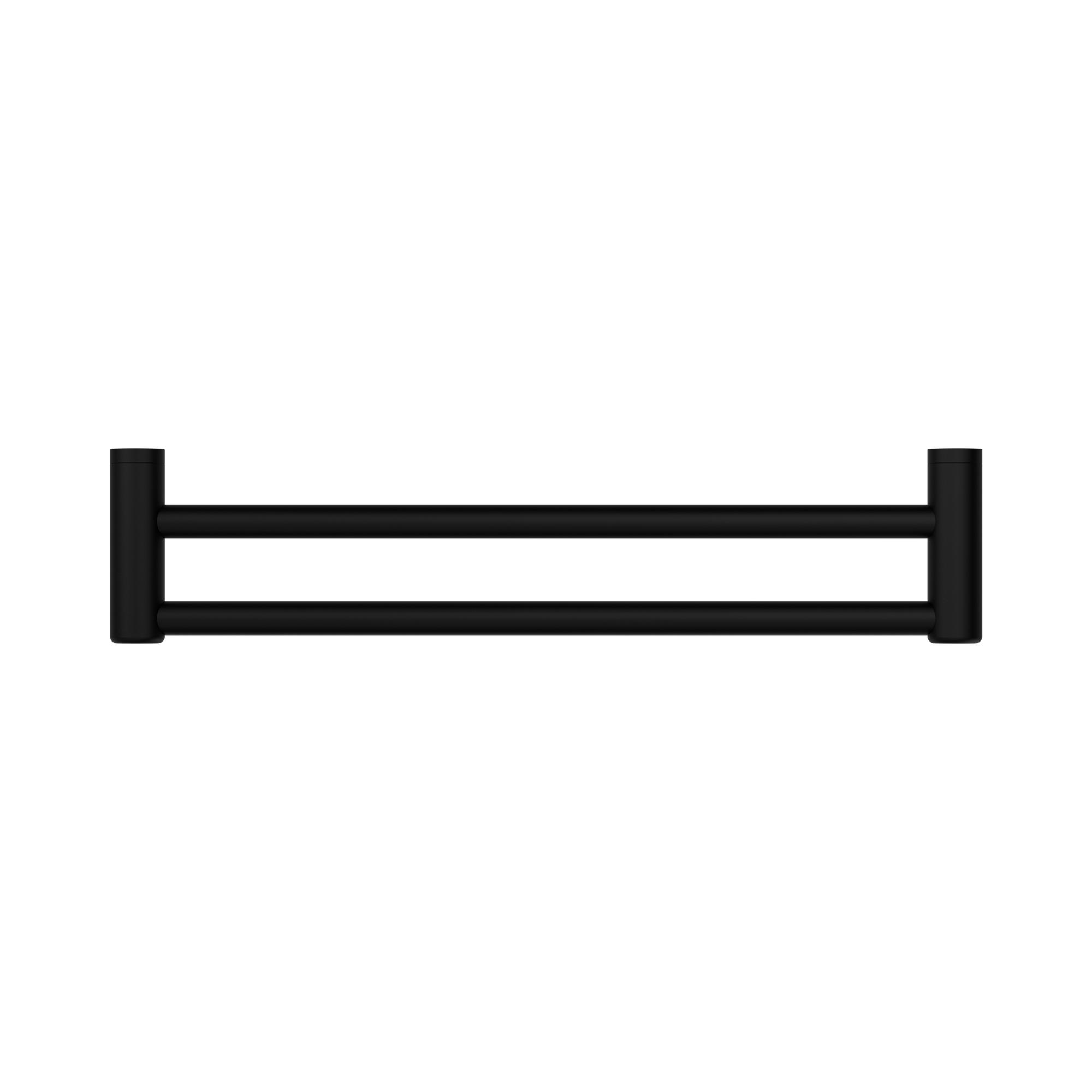 NRCR2524 DMB Mecca Care 25mm Double Towel Grab Rail 600mm Matte Black image 2