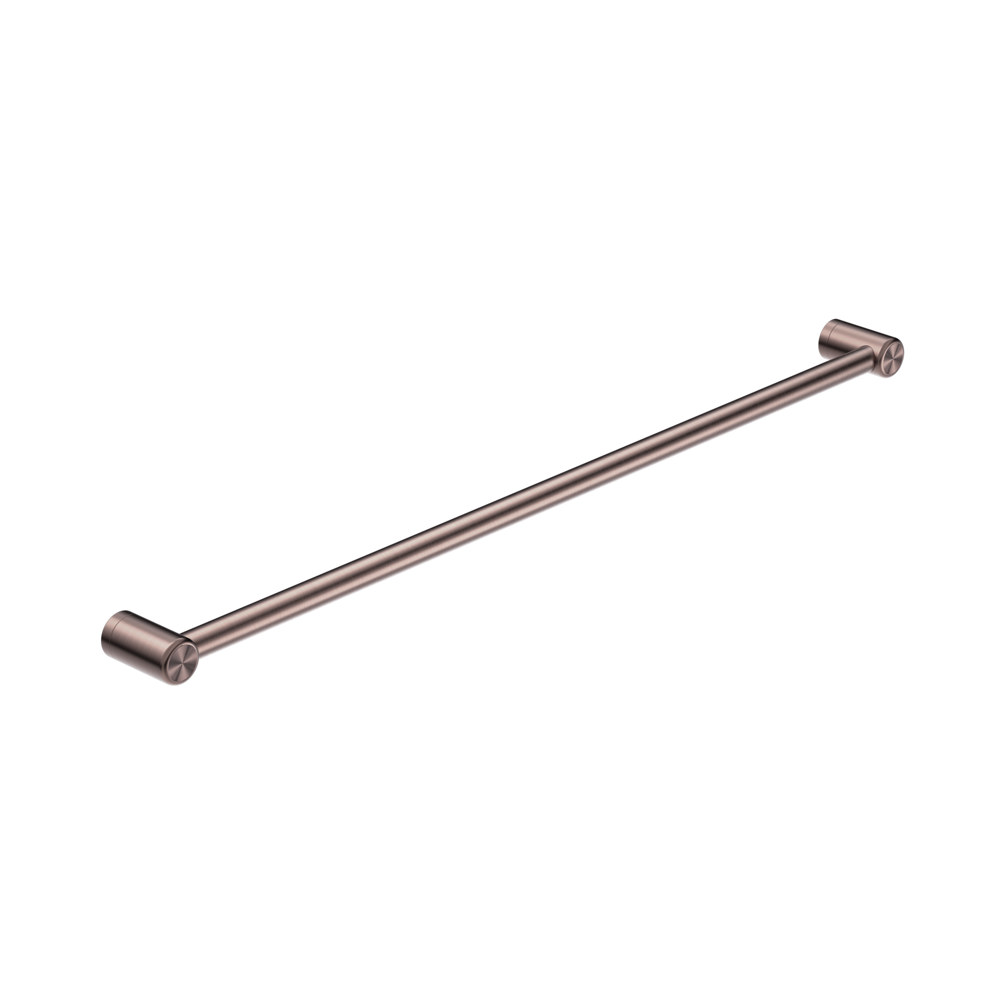 NRCR2530 BZ Mecca Care 25mm Grab Rail 900mm Brushed Bronze image 1