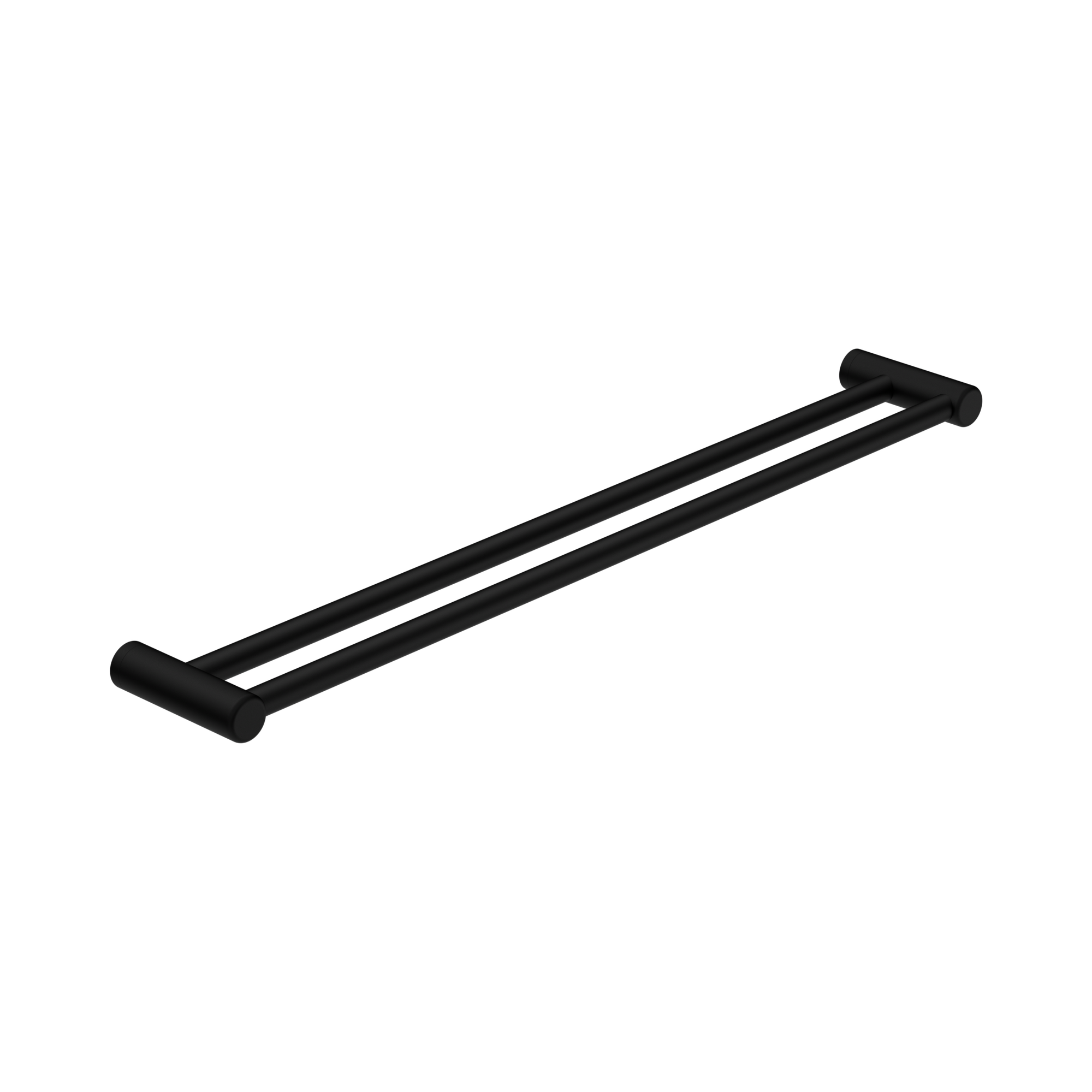 NRCR2530 DMB Mecca Care 25mm Double Towel Grab Rail 900mm Matte Black image 1