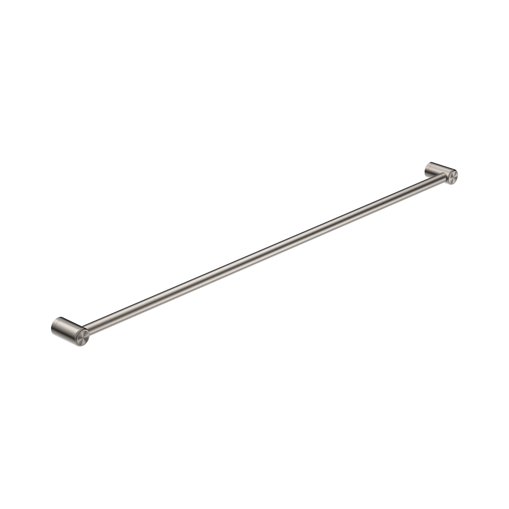 NRCR2548 BN Mecca Care 25mm Grab Rail 1200mm Brushed Nickel image 1