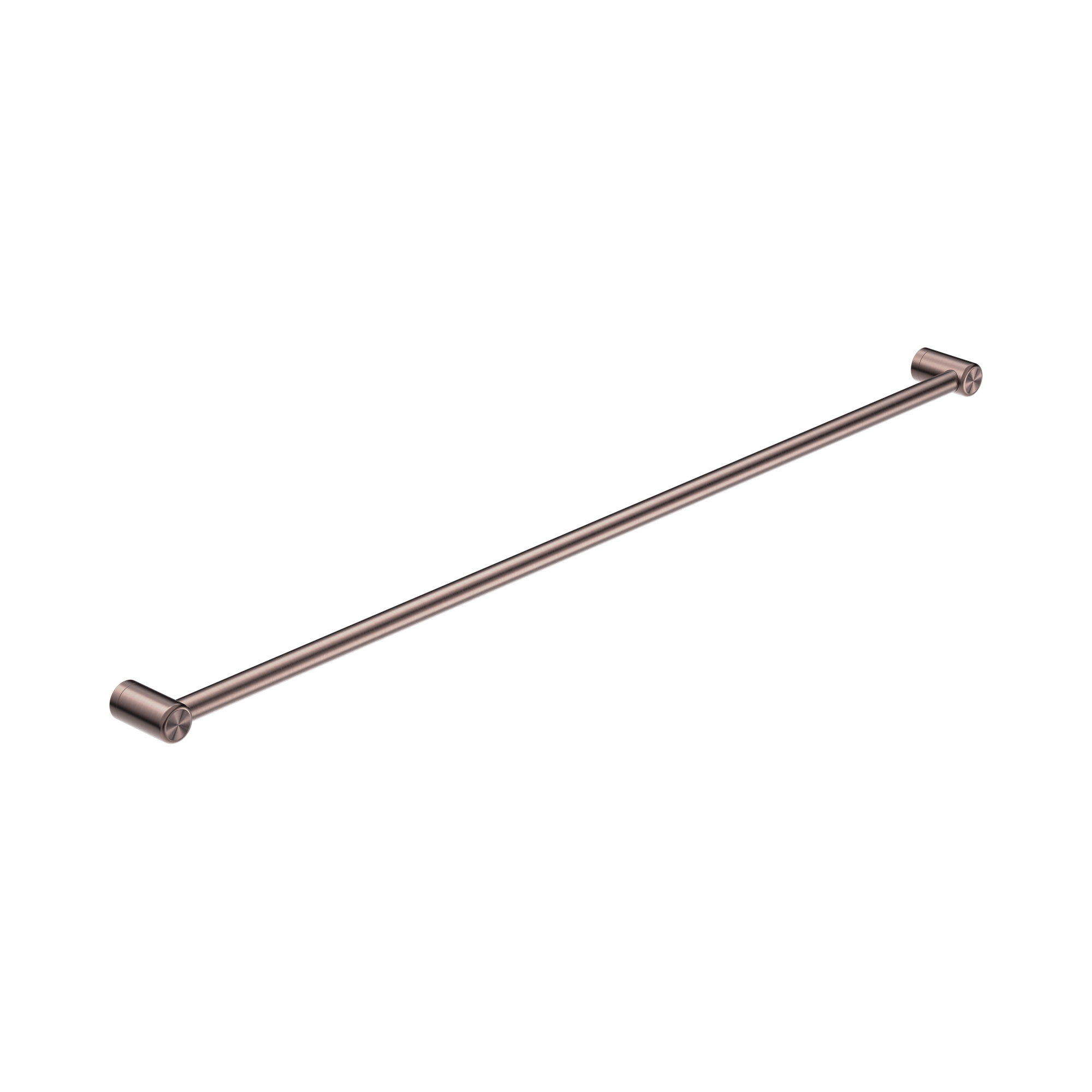 NRCR2548 BZ Mecca Care 25mm Grab Rail 1200mm Brushed Bronze image 1