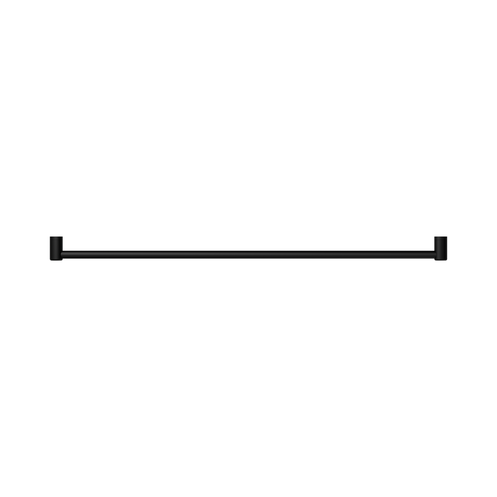 NRCR2548 MB Mecca Care 25mm Grab Rail 1200mm Matte Black image 2