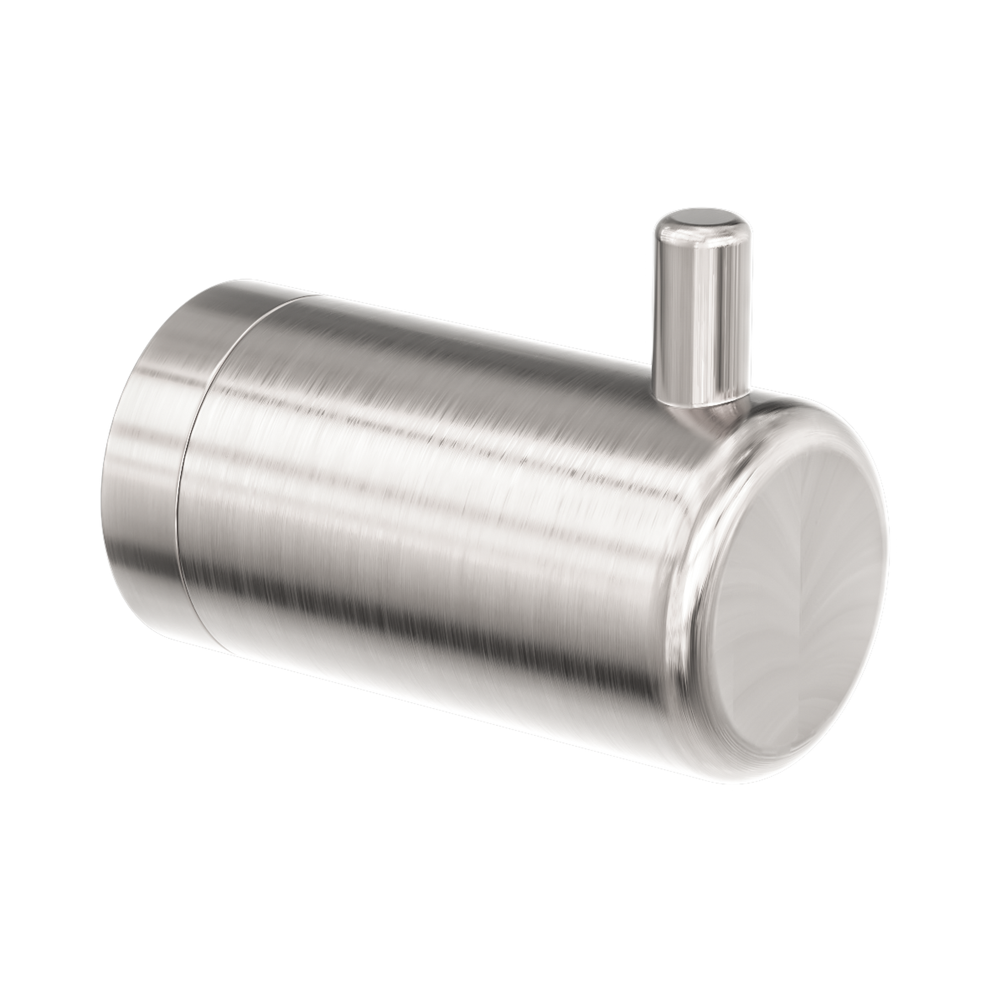 NRCR2582 BN Mecca Care 25mm Wall Hook Brushed Nickel image 1