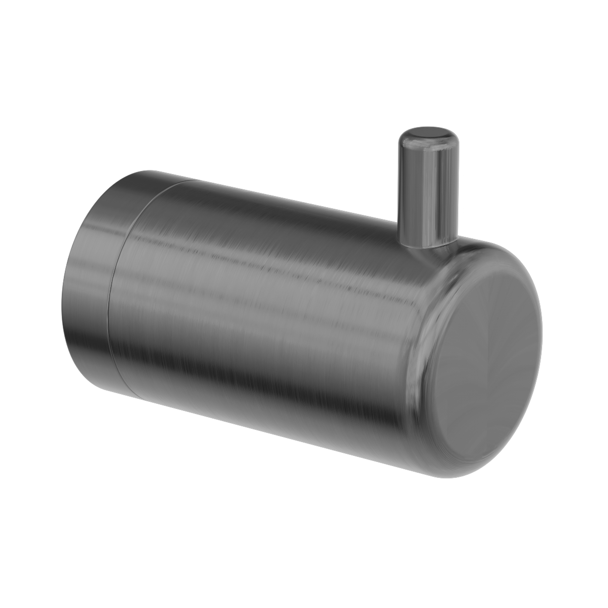 NRCR2582 GM Mecca Care 25mm Wall Hook Gun Metal image 1