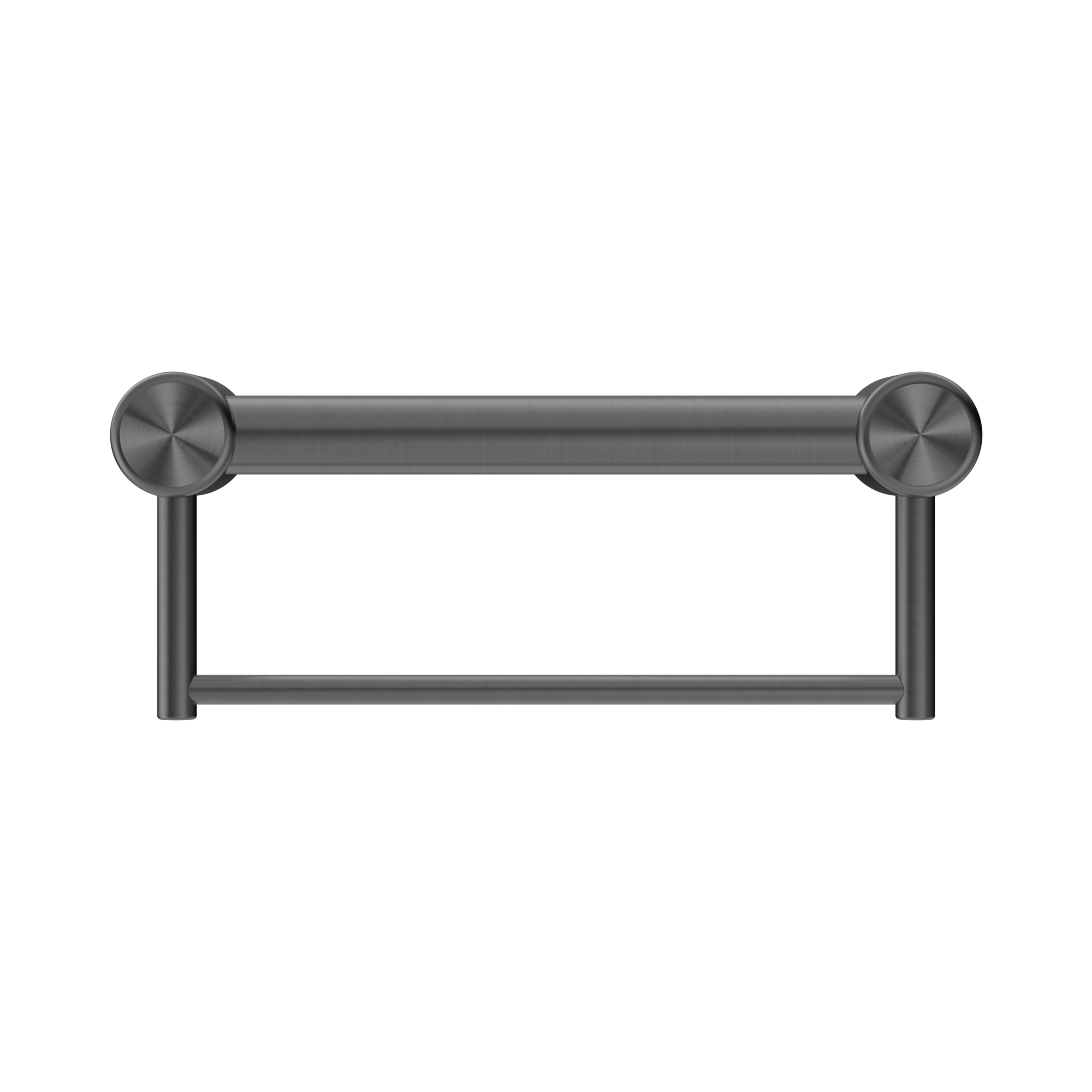 NRCR3212 BGM Mecca Care 32mm Grab Rail With Towel Holder 300mm Gun Metal image 2