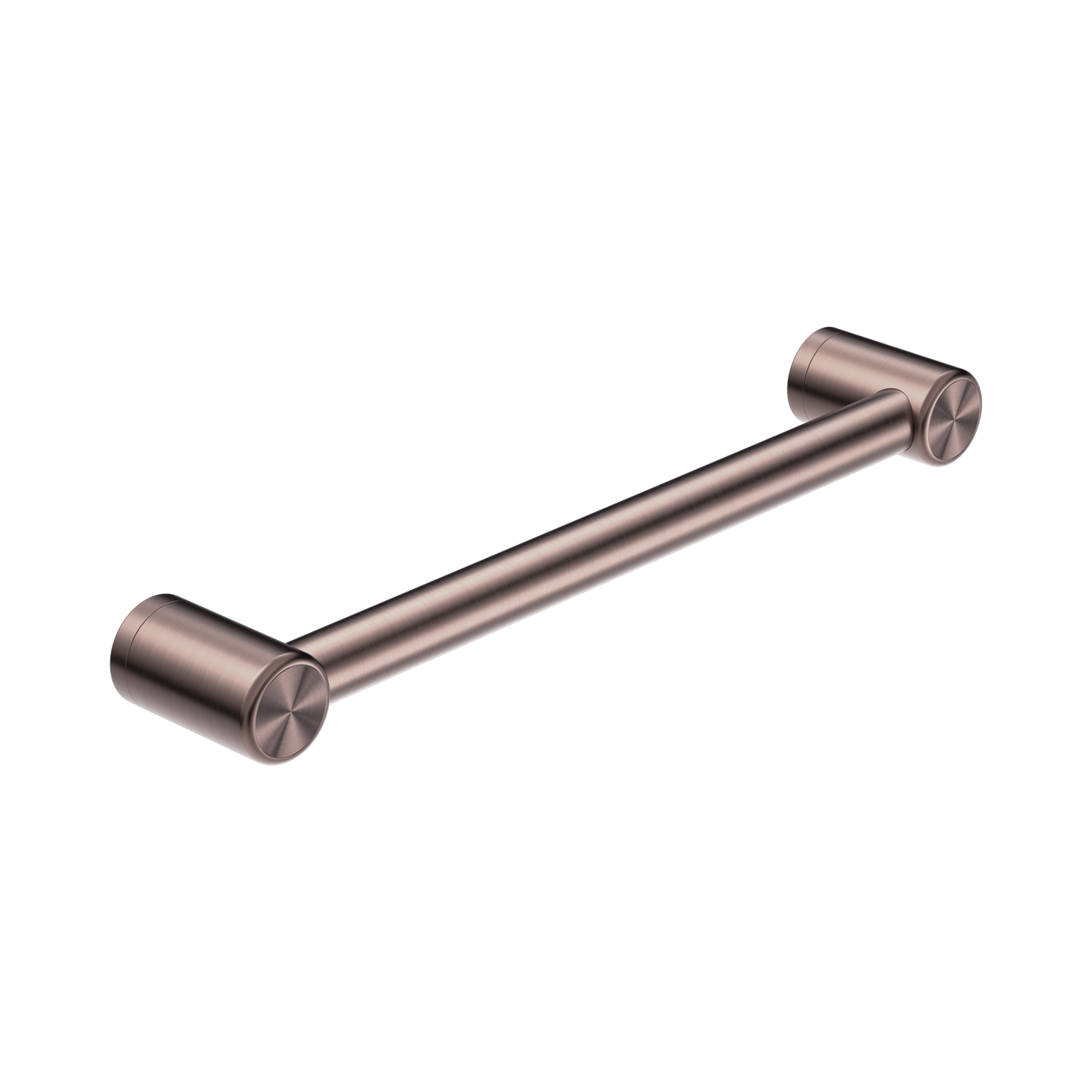 NRCR3218 BZ Mecca Care 32mm Grab Rail 450mm Brushed Bronze image 1