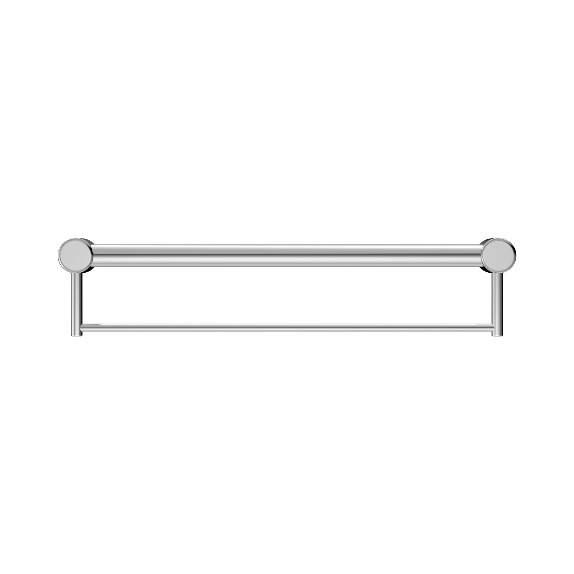 NRCR3224 BCH Mecca Care 32mm Grab Rail With Towel Holder 600mm Chrome image 2