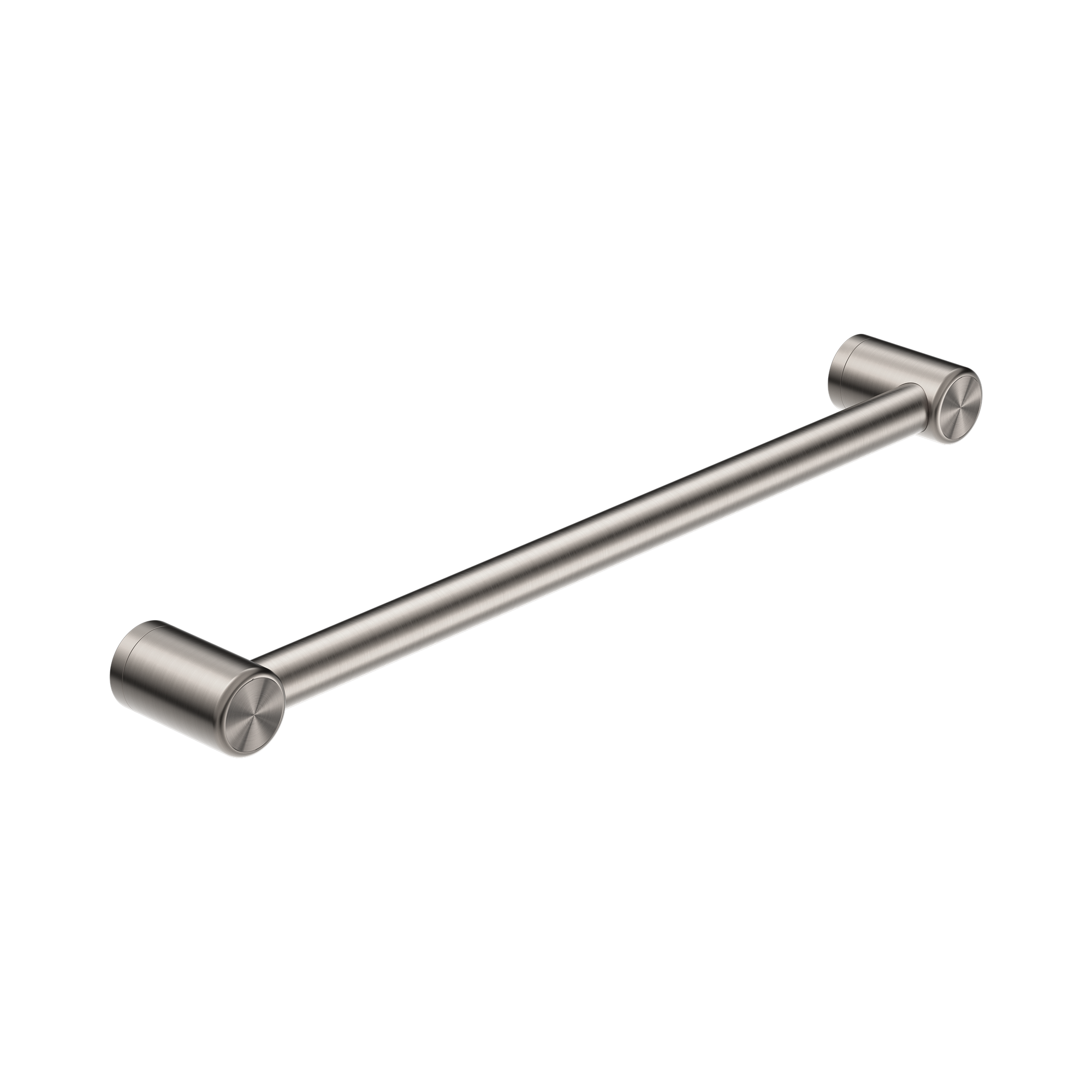 NRCR3224 BN Mecca Care 32mm Grab Rail 600mm Brushed Nickel image 1