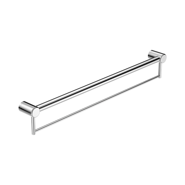 NRCR3230 BCH Mecca Care 32mm Grab Rail With Towel Holder 900mm Chrome Thumb