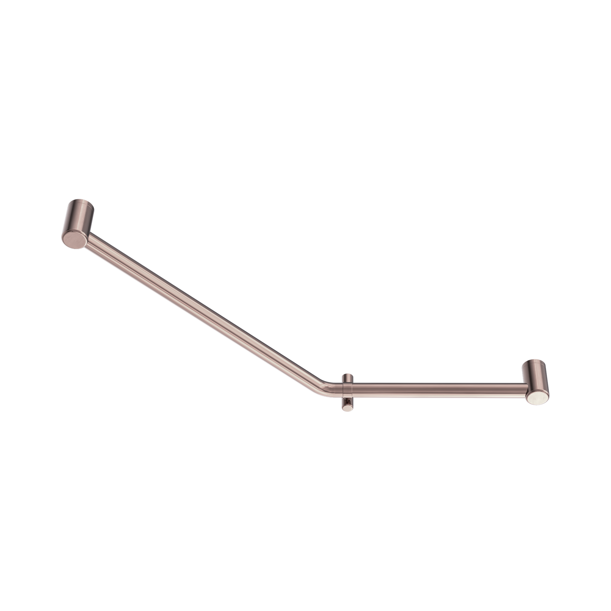 NRCR3245 DBZ Mecca Care 32mm Ambulant 45 Degree Bent Tube Grab Rail 450 X650mm Brushed Bronze image 1