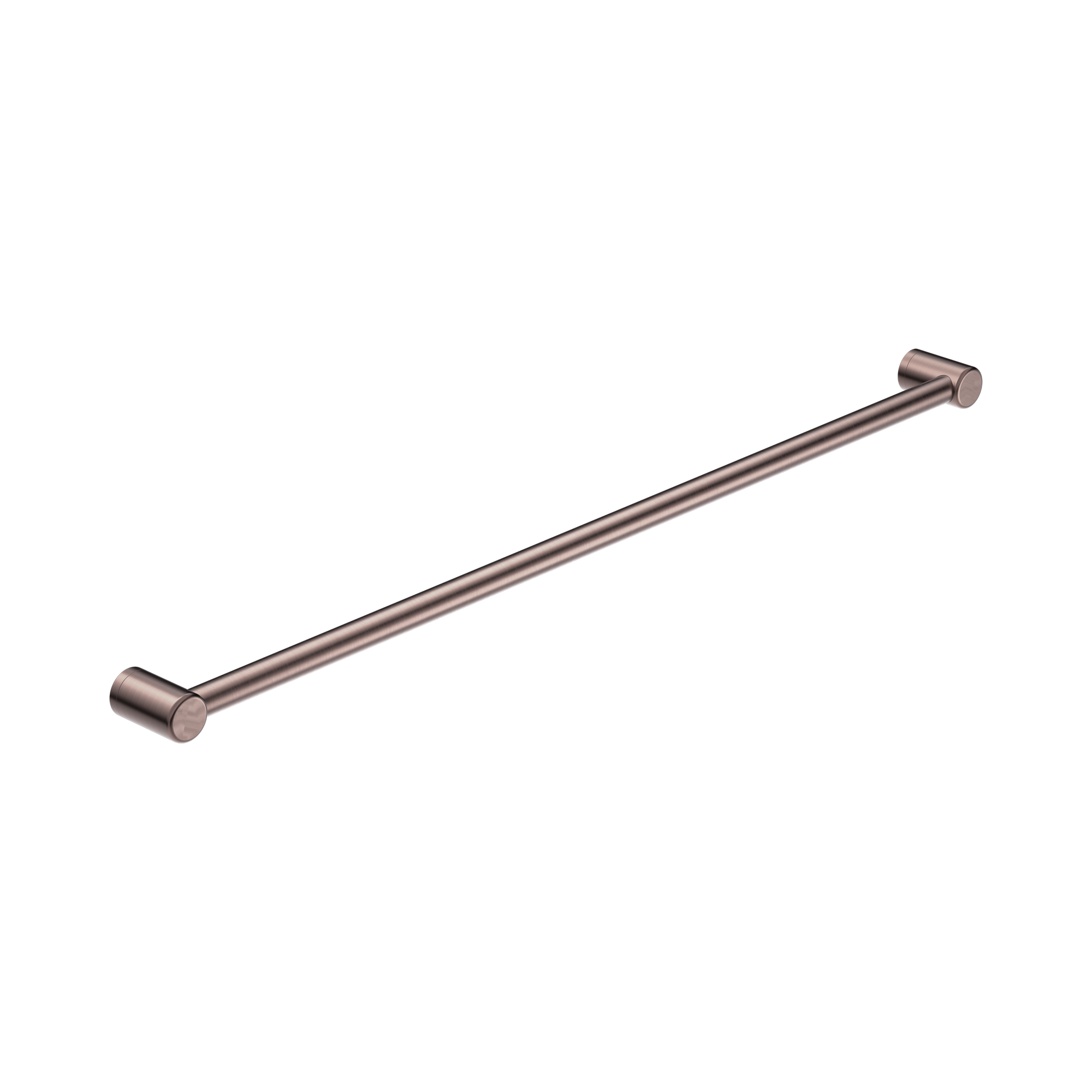 NRCR3248 BZ Mecca Care 32mm Grab Rail 1200mm Brushed Bronze image 1