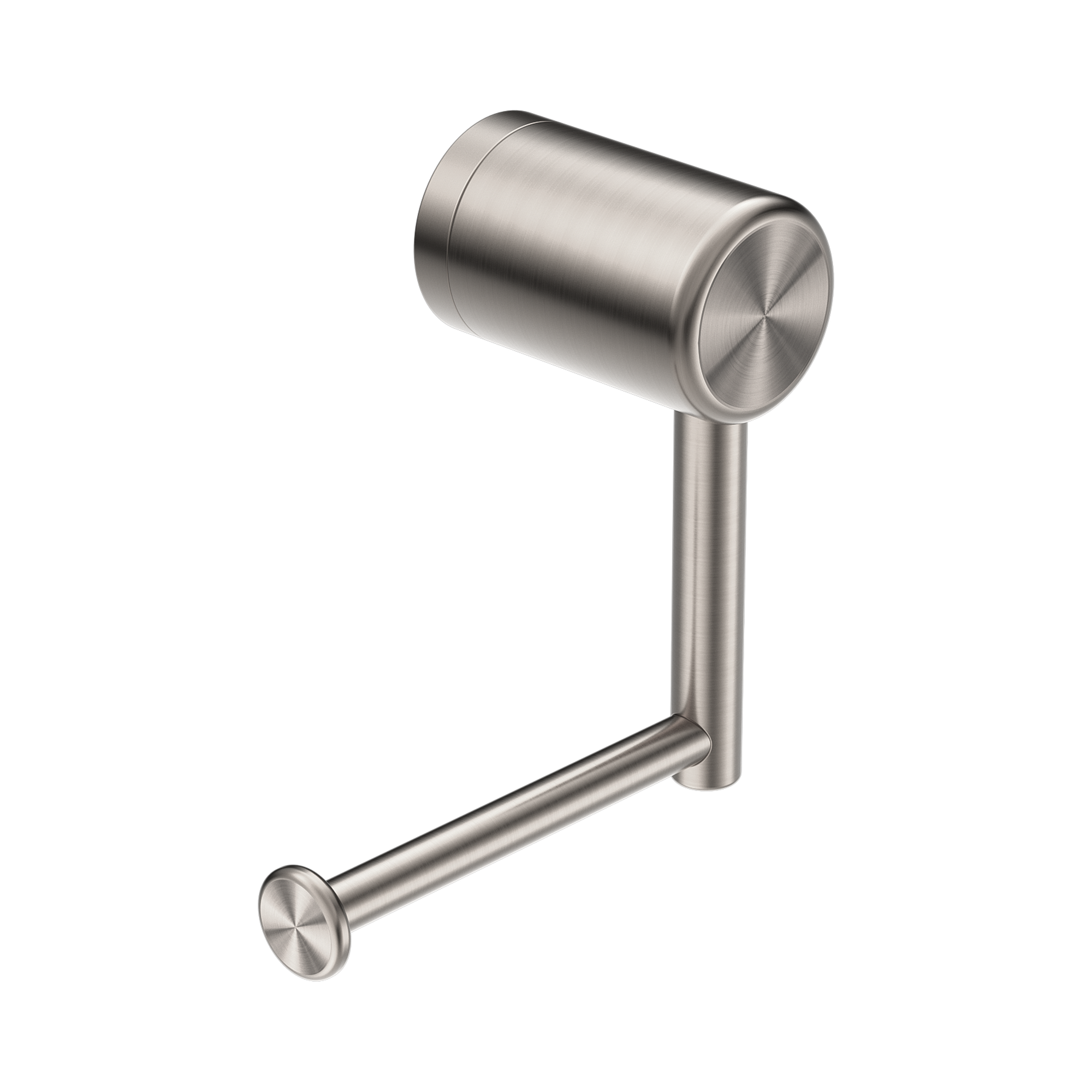 NRCR3286 BN Mecca Care Heavy Duty Toilet Roll Holder Brushed Nickel image 1