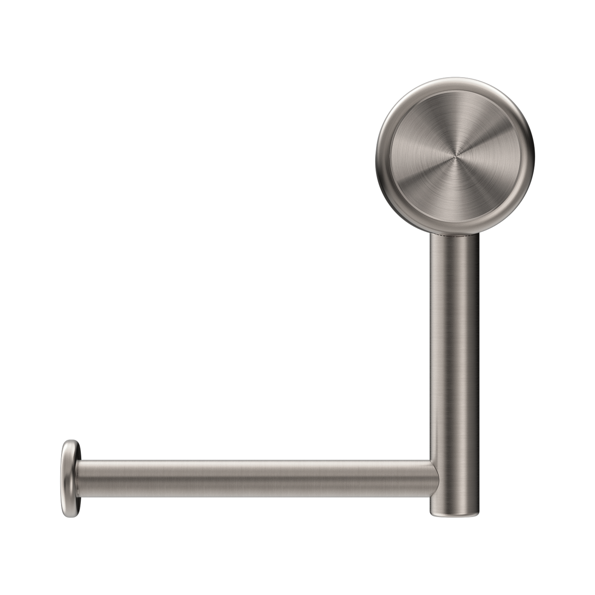 NRCR3286 BN Mecca Care Heavy Duty Toilet Roll Holder Brushed Nickel image 2