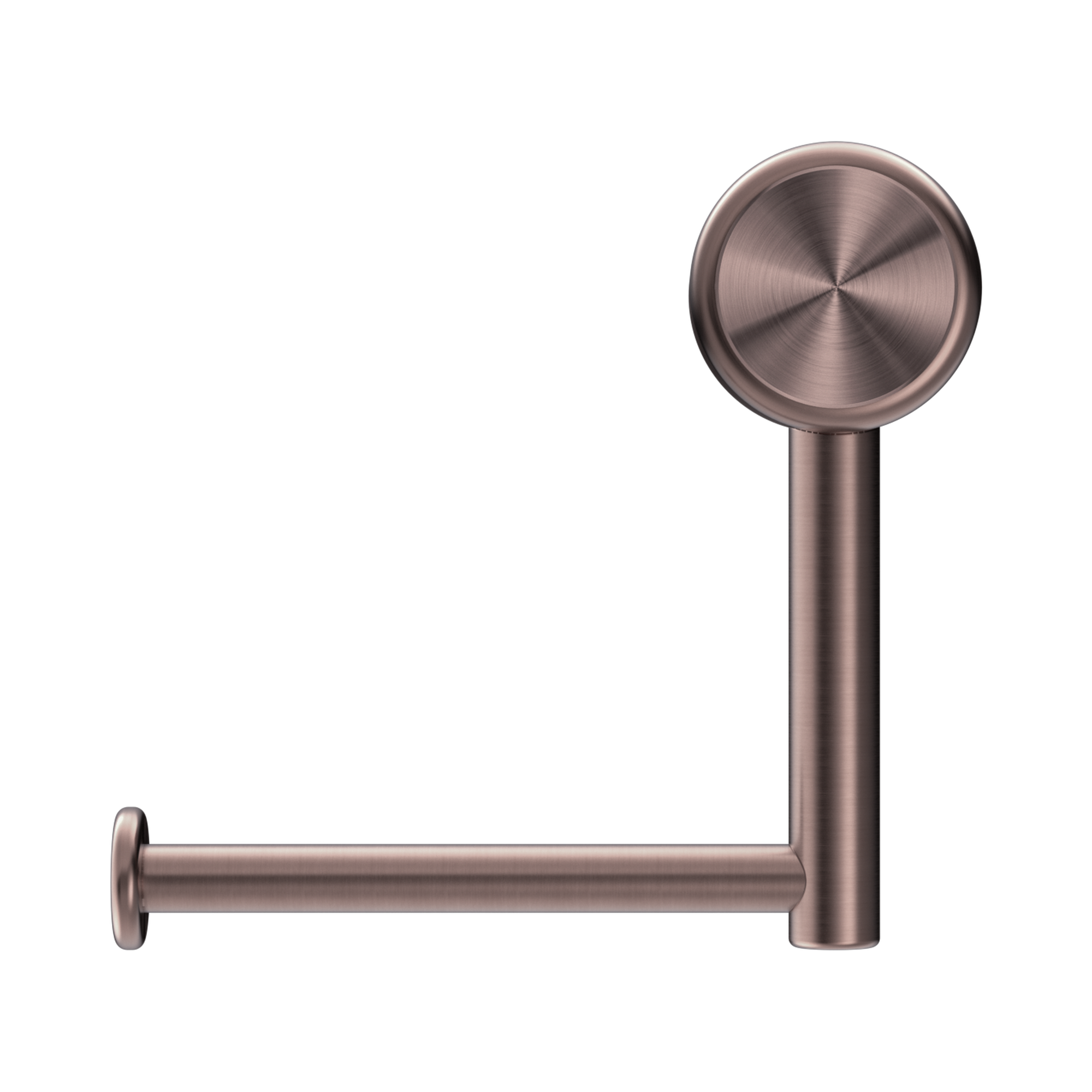 NRCR3286 BZ Mecca Care Heavy Duty Toilet Roll Holder Brushed Bronze image 2