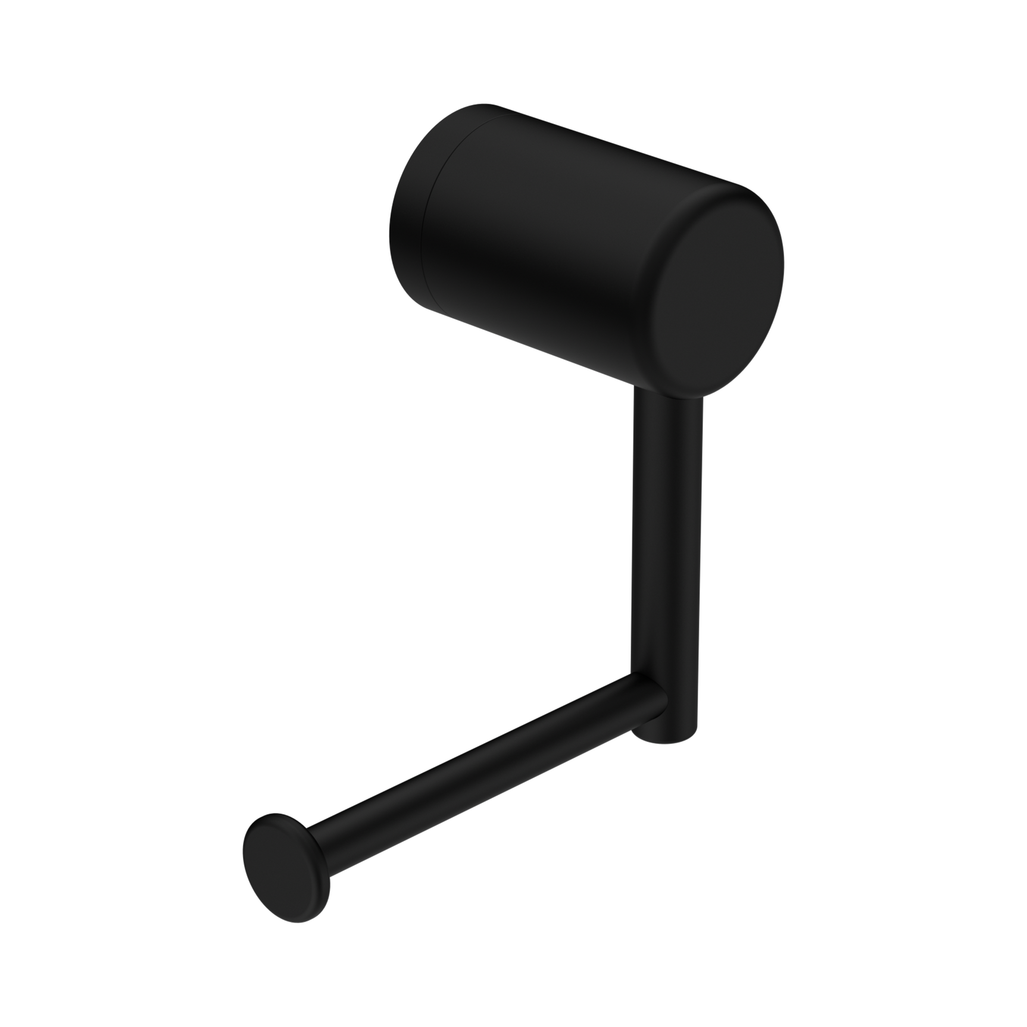 NRCR3286 MB Mecca Care Heavy Duty Toilet Roll Holder Matte Black image 1