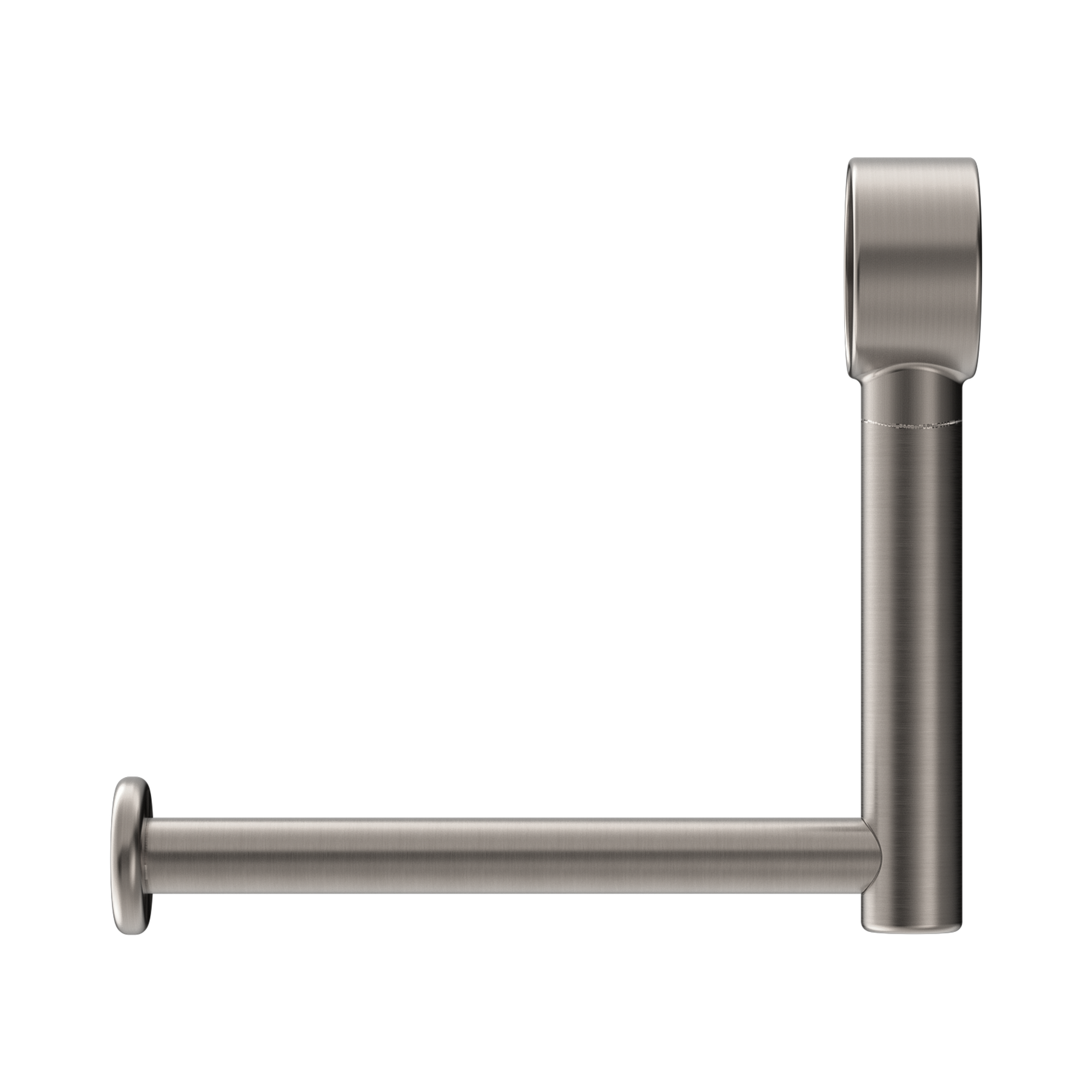 NRCR3286 TBN Mecca Care Add On Toilet Roll Holder Brushed Nickel image 2