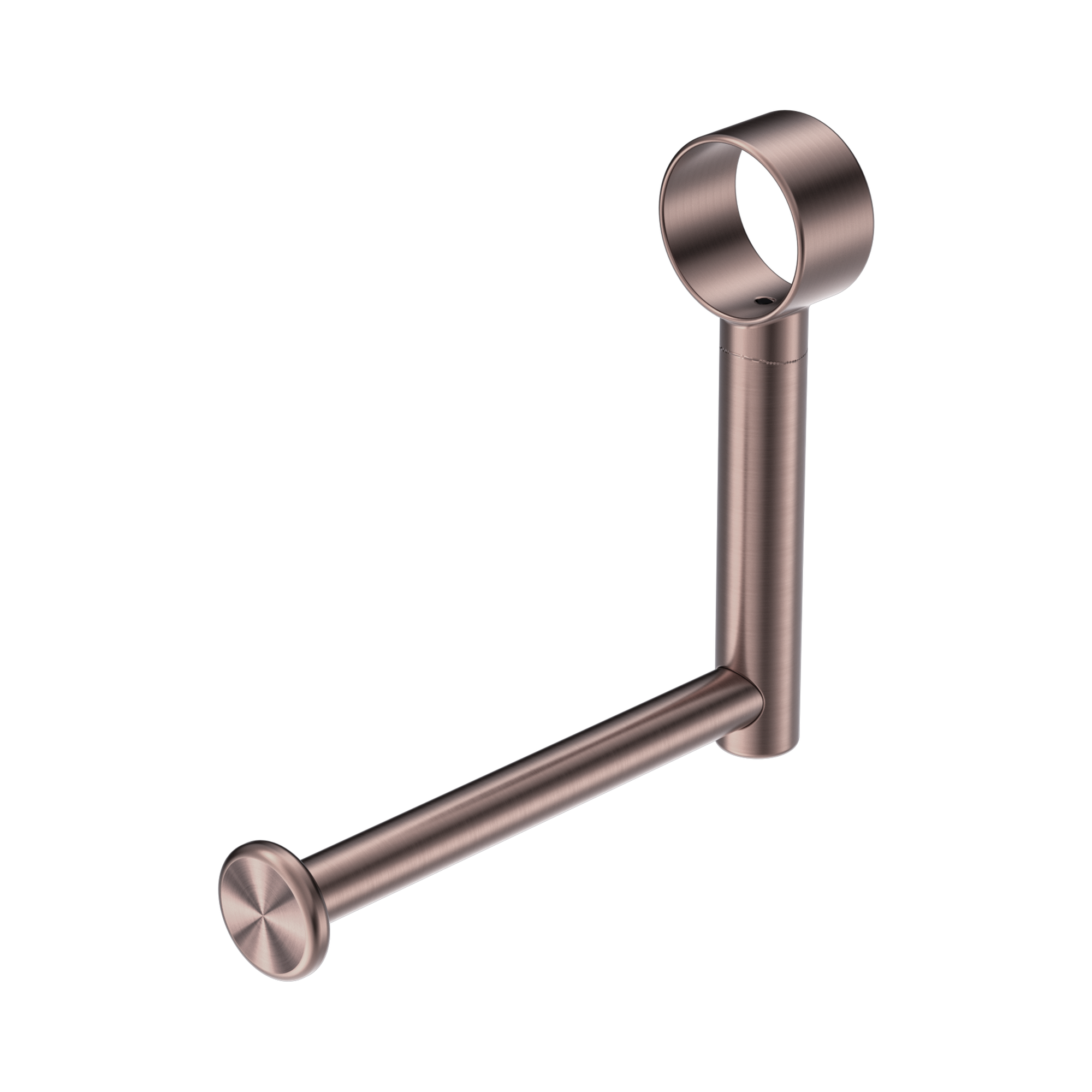 NRCR3286 TBZ Mecca Care Add On Toilet Roll Holder Brushed Bronze image 1