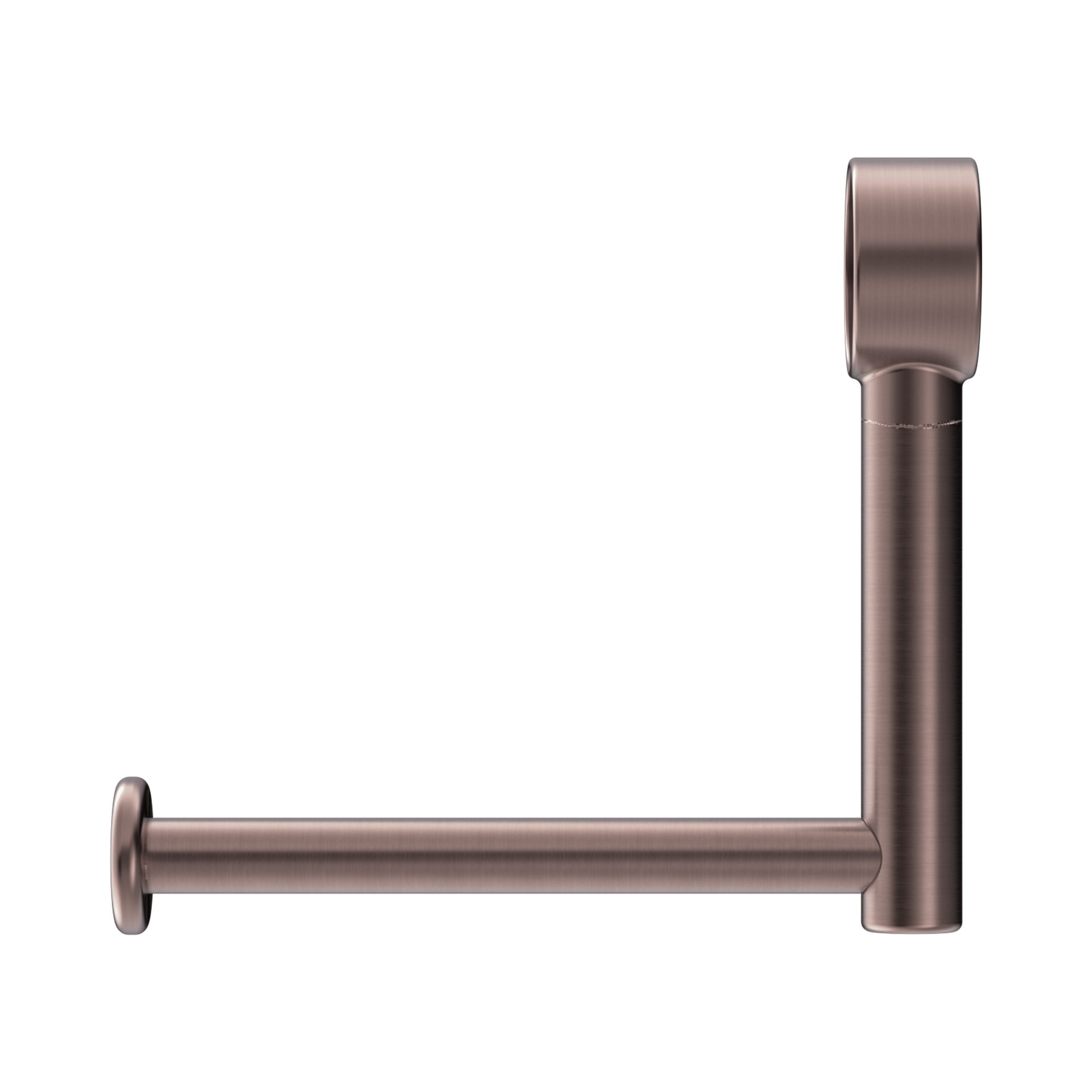 NRCR3286 TBZ Mecca Care Add On Toilet Roll Holder Brushed Bronze image 2