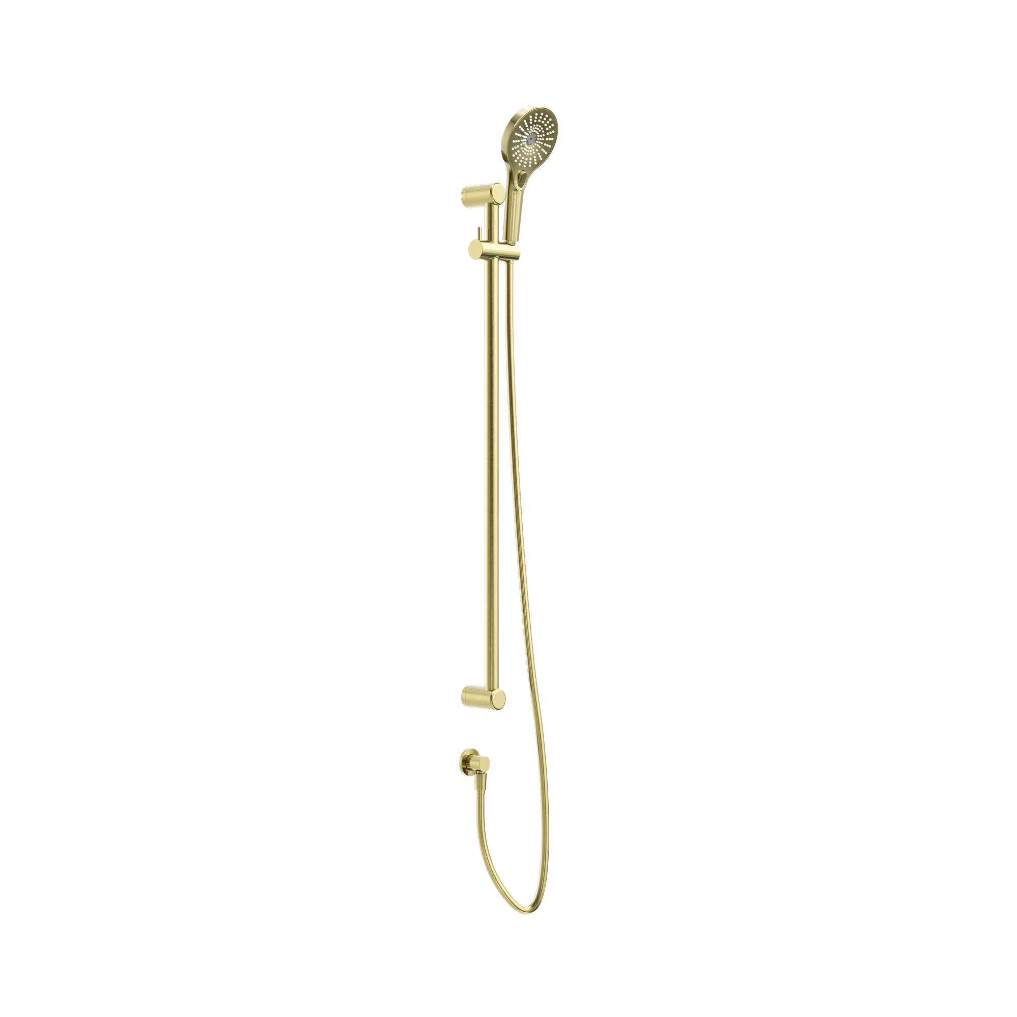 NRCS004 BG Mecca Care 25mm Grab Rail And Adjustable Shower Rail Set 900mm Brushed Gold image 1