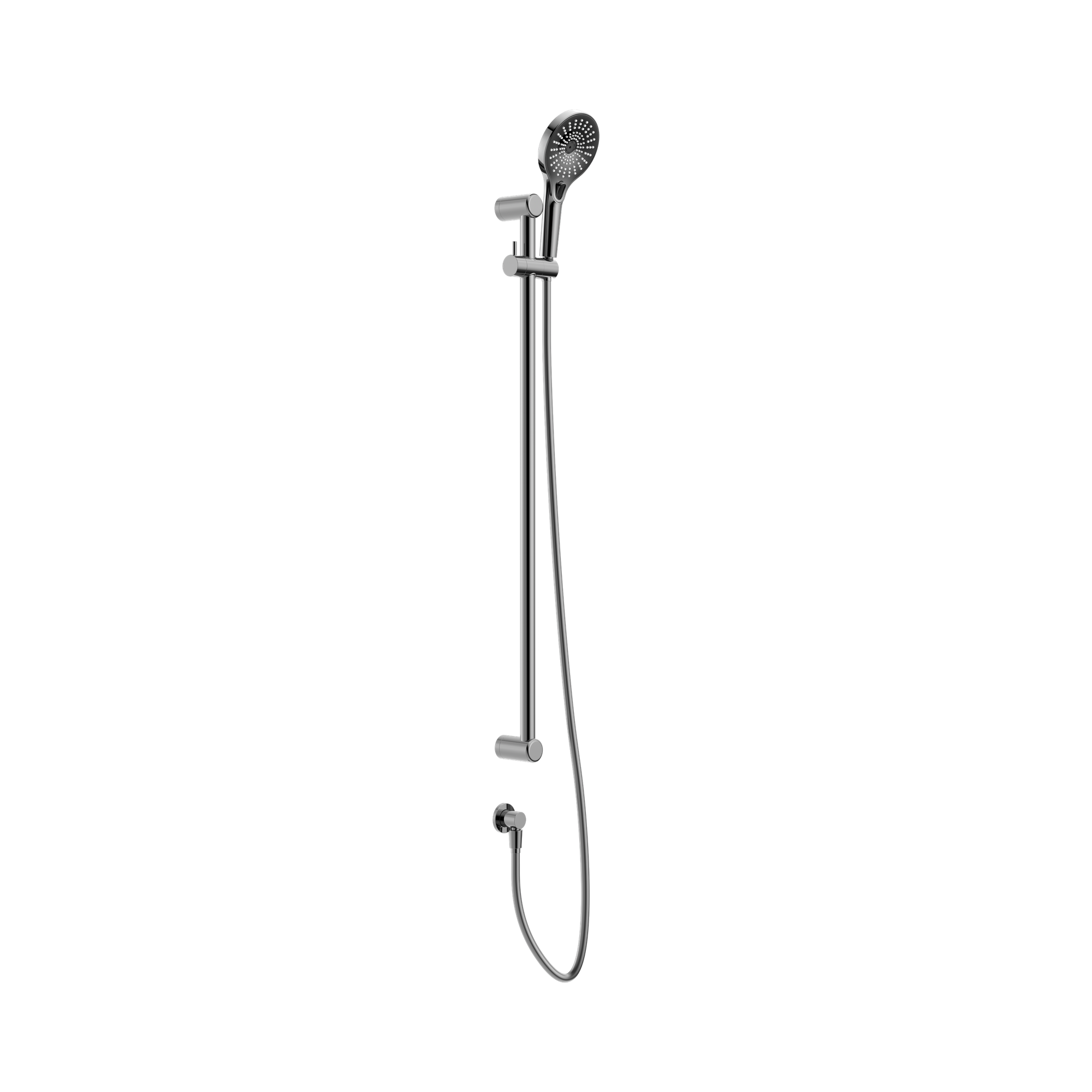 NRCS004 CH Mecca Care 25mm Grab Rail And Adjustable Shower Rail Set 900mm Chrome image 1