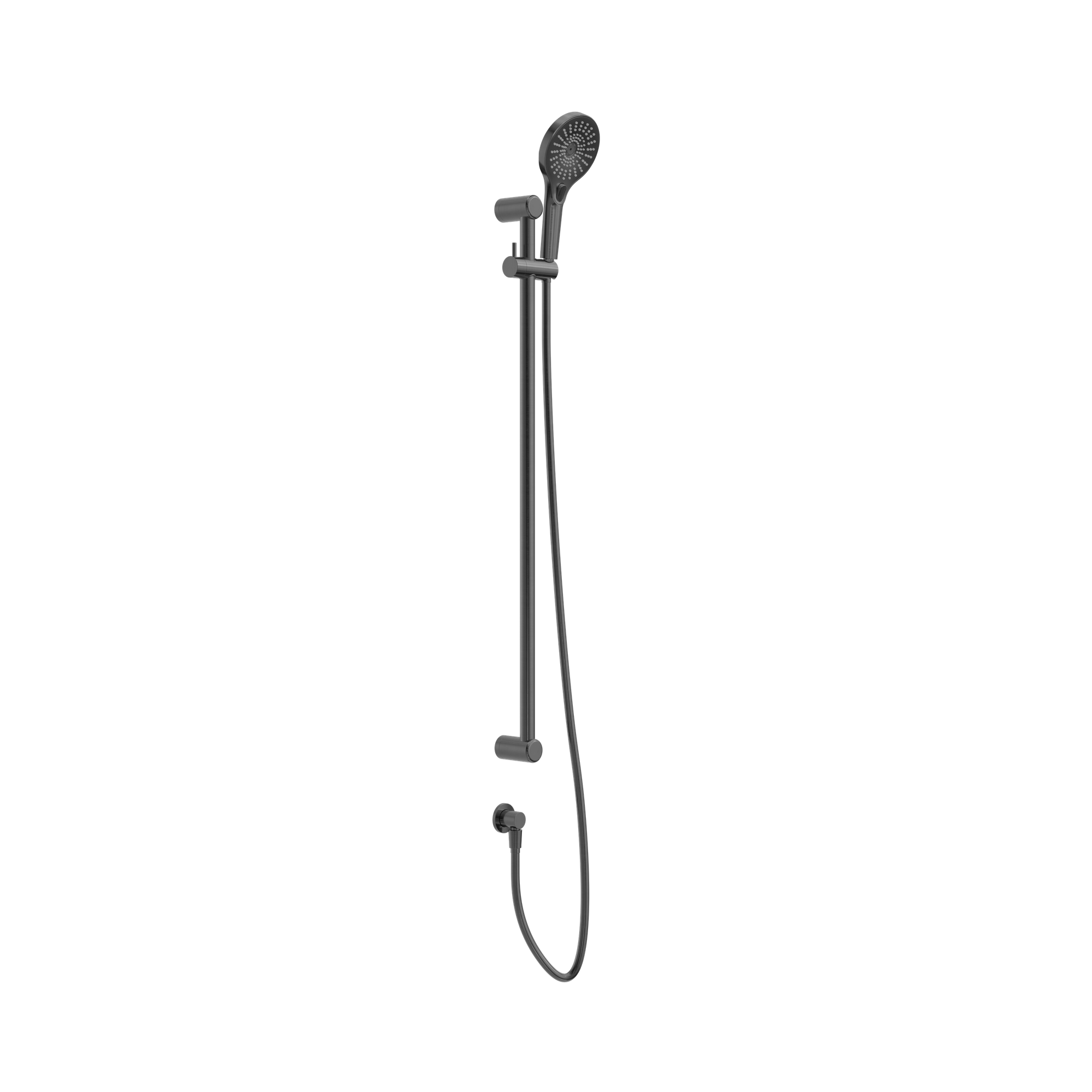 NRCS004 GM Mecca Care 25mm Grab Rail And Adjustable Shower Rail Set 900mm Gun Metal image 1
