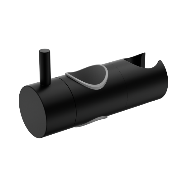 NRCS004sl MB Slider For Mecca Care 25mm Grab Rail And Adjustable Shower Rail Set 900mm Matte Black Thumb