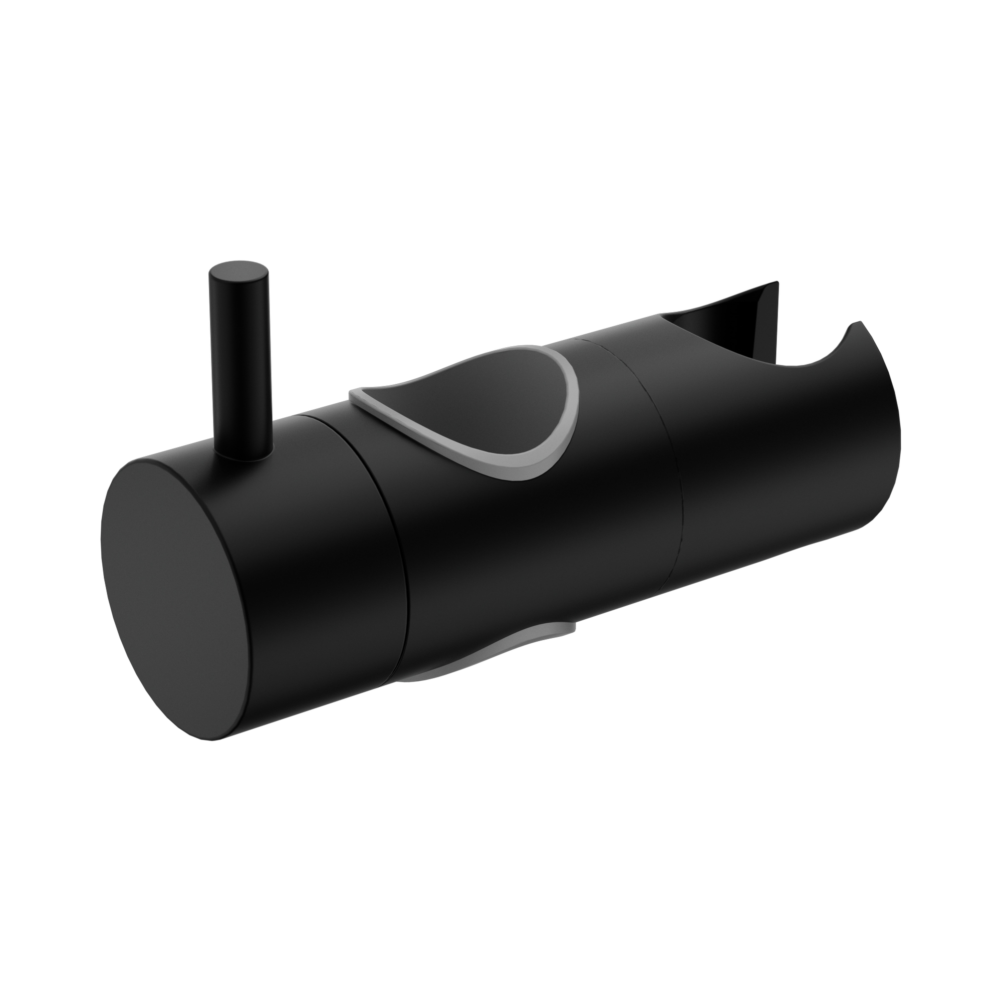 NRCS004sl MB Slider For Mecca Care 25mm Grab Rail And Adjustable Shower Rail Set 900mm Matte Black image 1