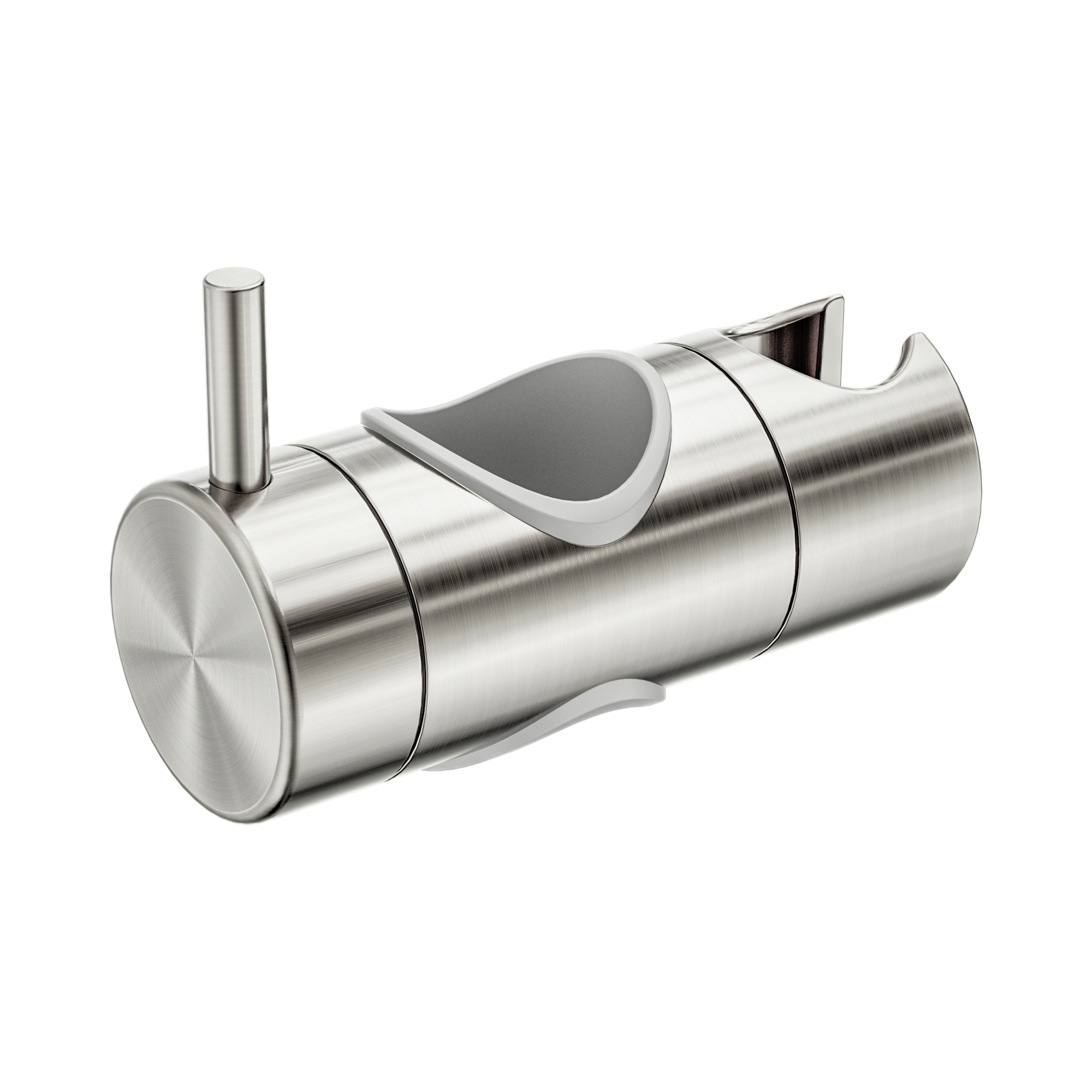 NRCS005sl BN Slider For Mecca Care 32mm Grab Rail Shower Rail Set Brushed Nickel image 1