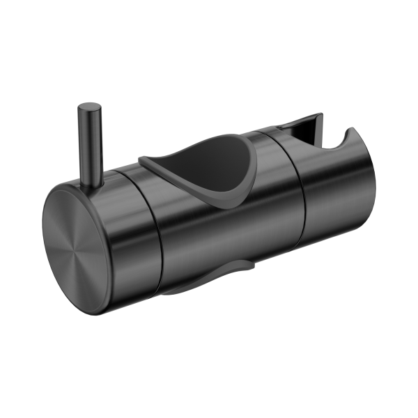 NRCS005sl GM Slider For Mecca Care 32mm Grab Rail Shower Rail Set Gun Metal Thumb