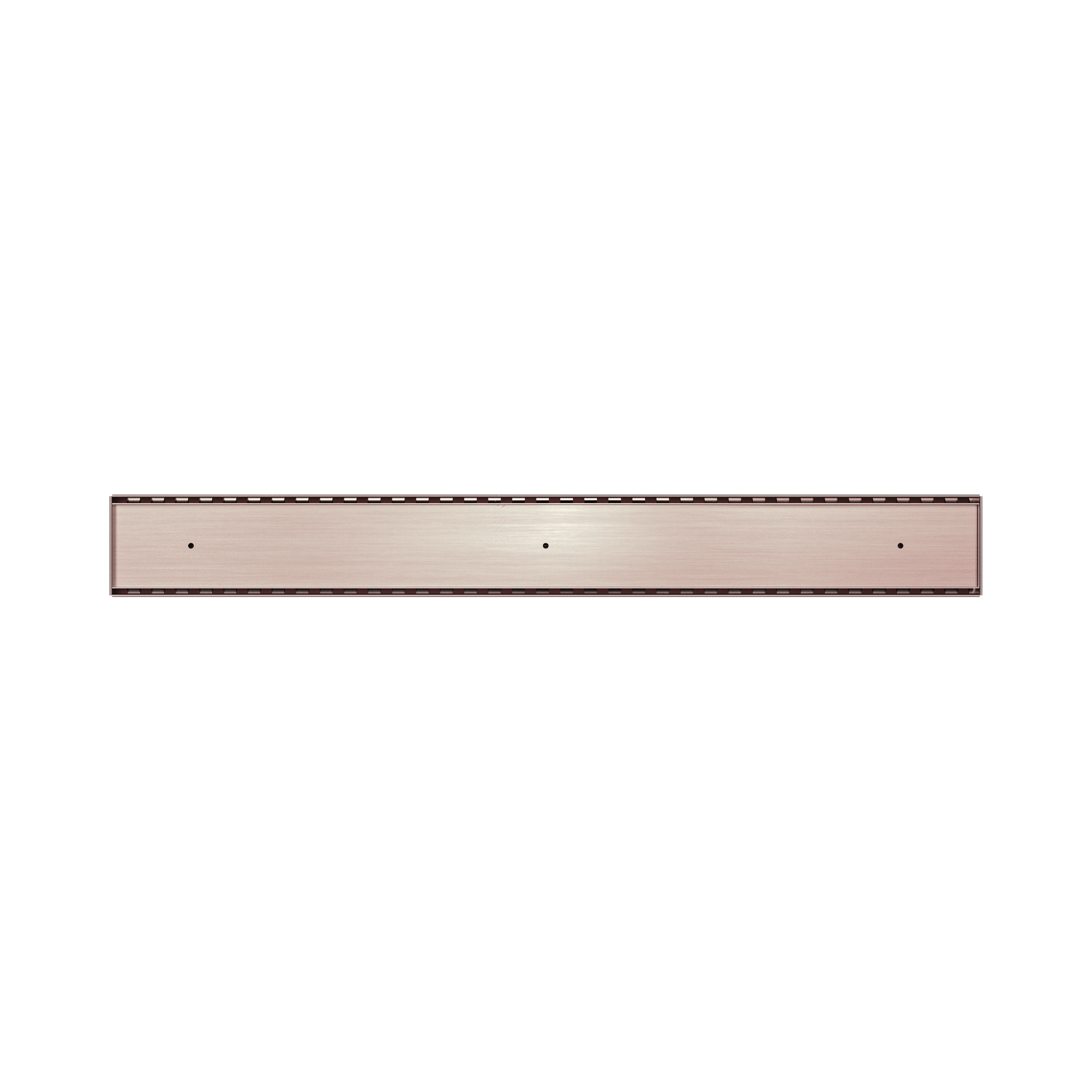 NRFG001 BZ Tile Insert V Channel Floor Grate 80mm 89mm Outlet Without Outlet And Hole Saw Brushed Bronze image 2