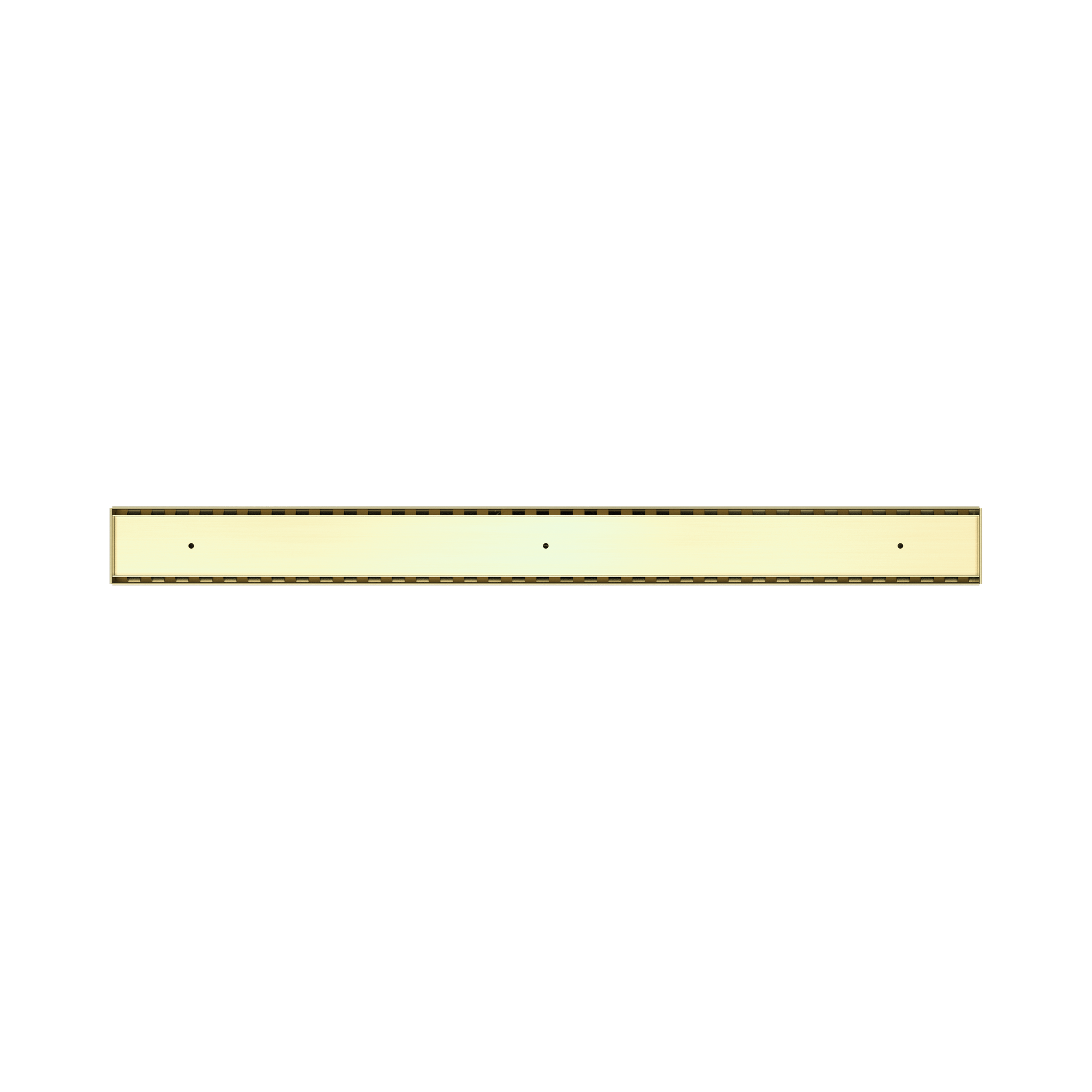 NRFG002 BG Tile Insert V Channel Floor Grate 50mm Outlet Without Outlet And Hole Saw Brushed Gold image 2