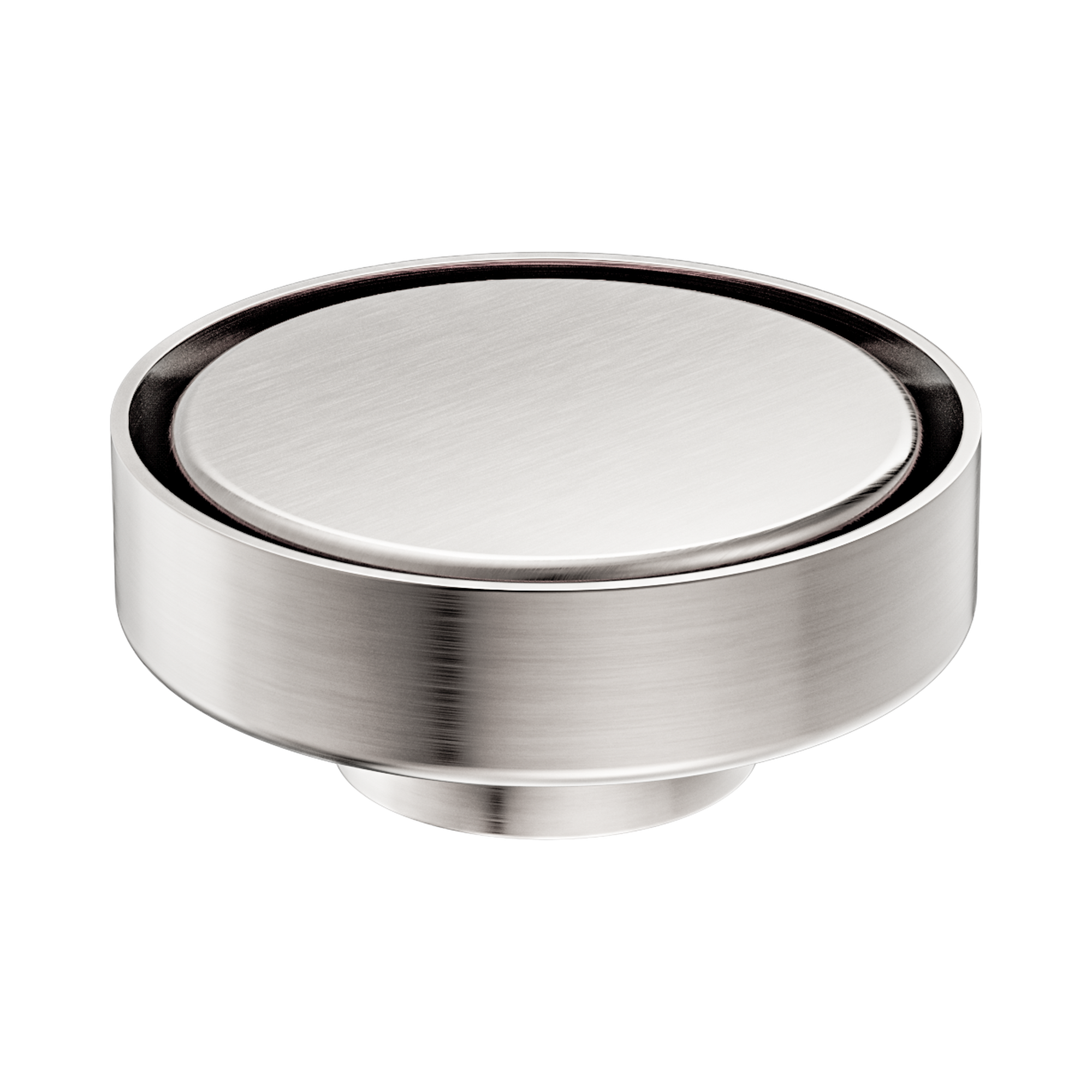NRFW003 BN 100mm Round Tile Insert Floor Waste 50mm Outlet Brushed Nickel image 2