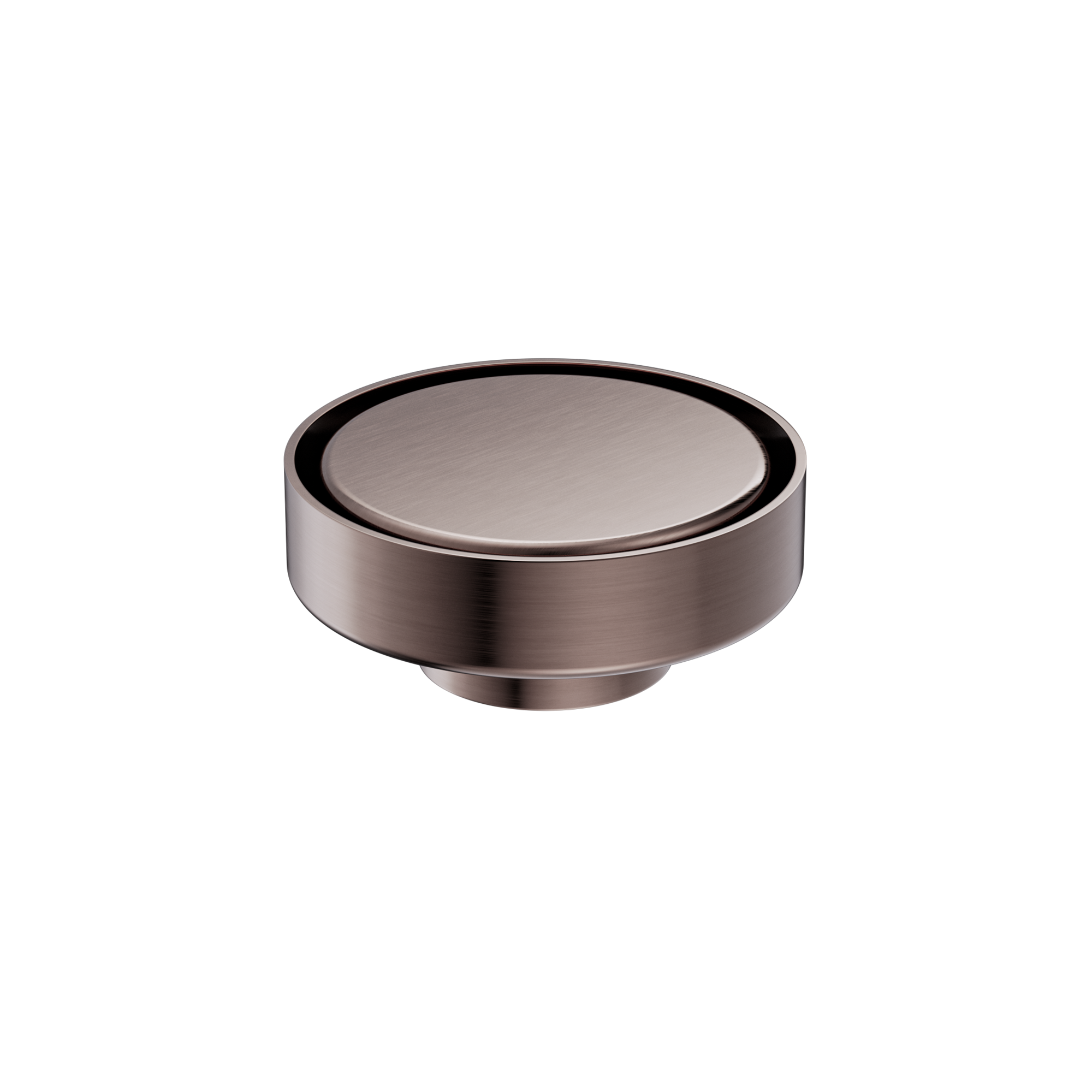 NRFW003 BZ 100mm Round Tile Insert Floor Waste 50mm Outlet Brushed Bronze image 2
