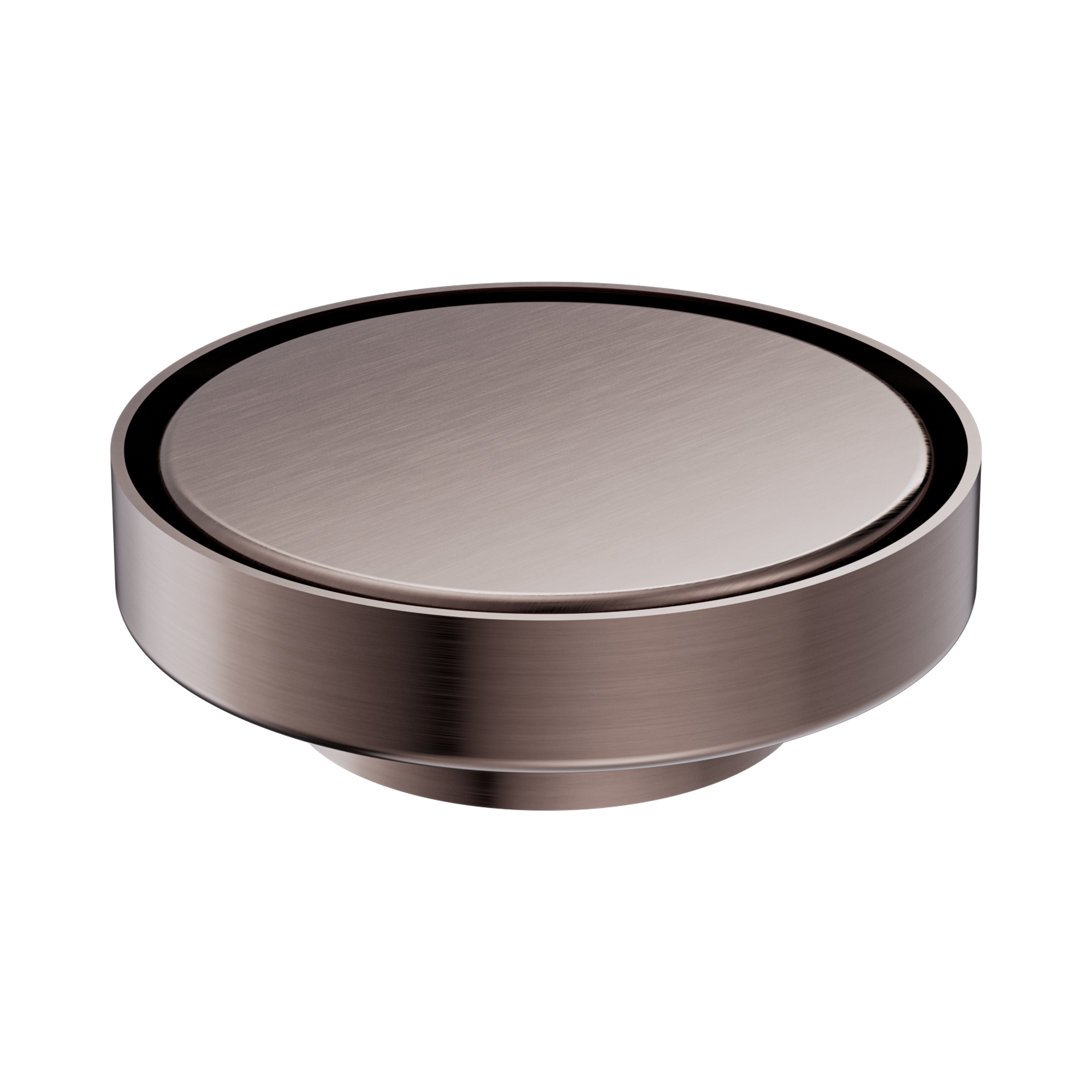 NRFW004 BZ 130mm Round Tile Insert Floor Waste 80mm Outlet Brushed Bronze image 2