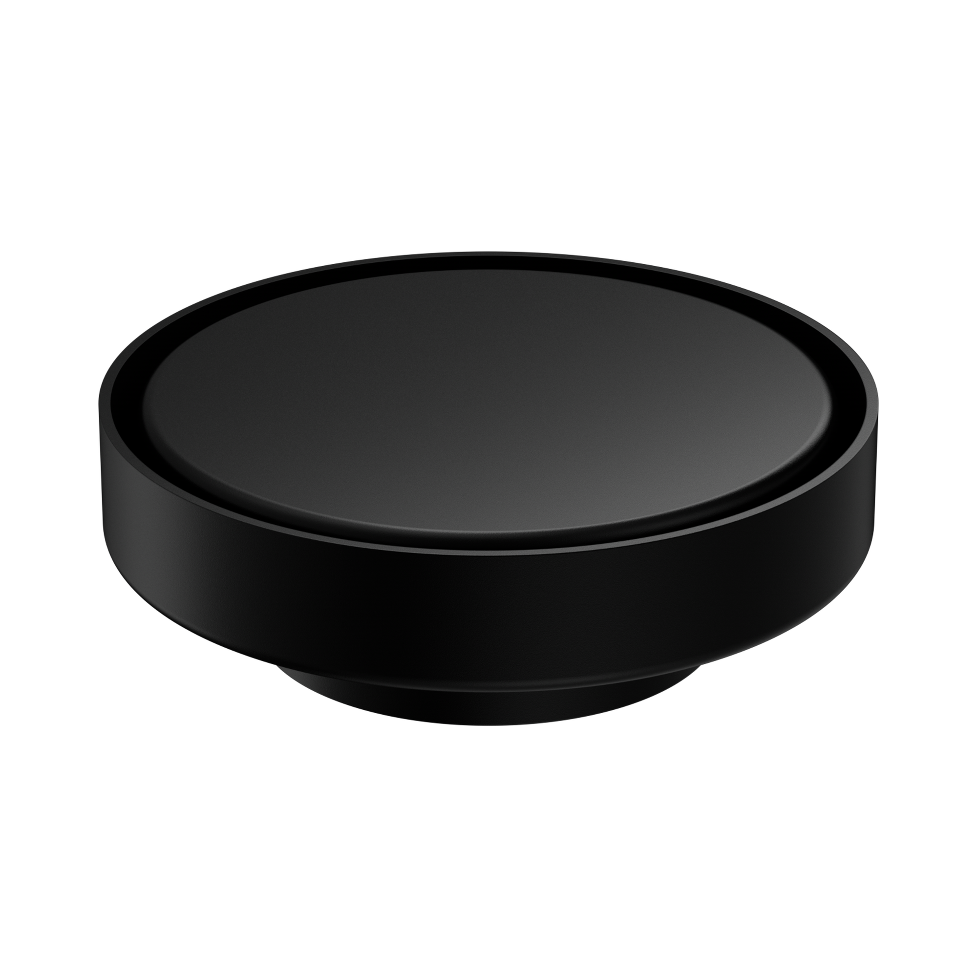 NRFW004 MB 130mm Round Tile Insert Floor Waste 80mm Outlet Matte Black image 2