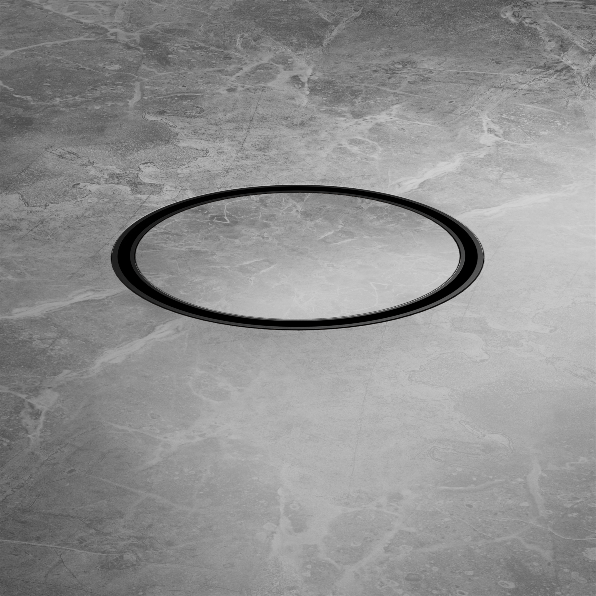 NRFW004 MB 130mm Round Tile Insert Floor Waste 80mm Outlet Matte Black image 4